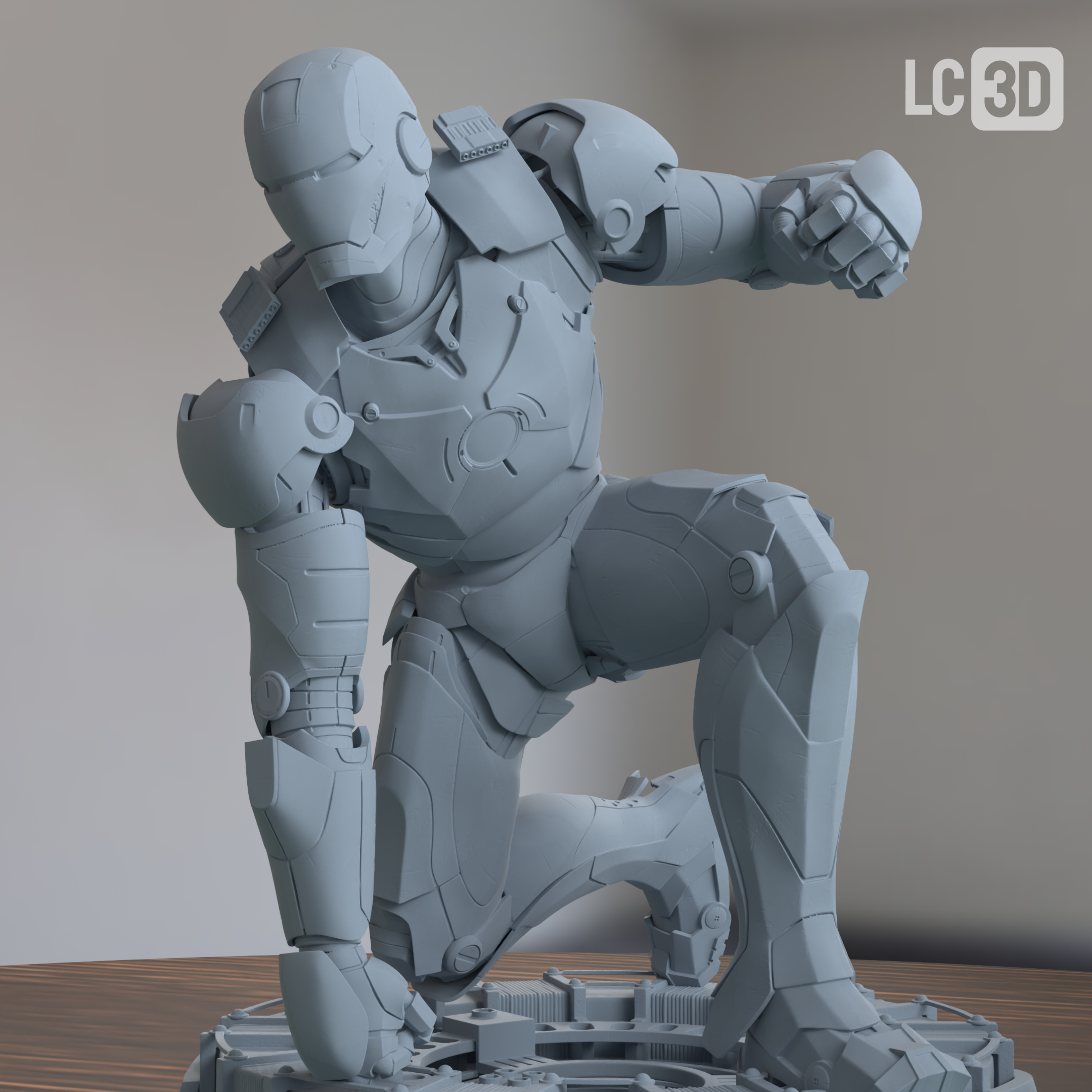 Ironman Marvel Avengers Figure 3D Printed Resin Model Kit