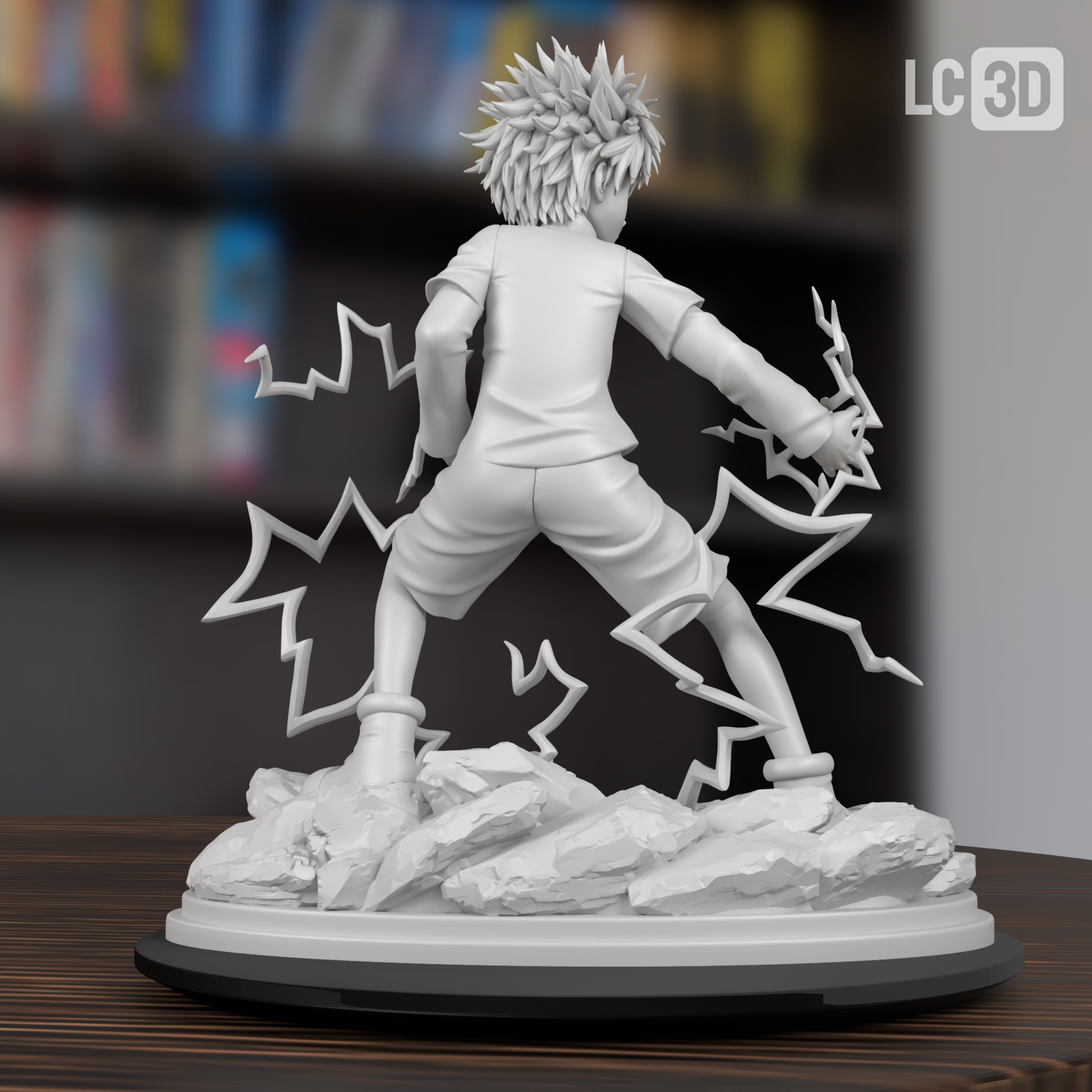 Killua Hunter x Hunter Figure 3D Printed Resin Model Kit
