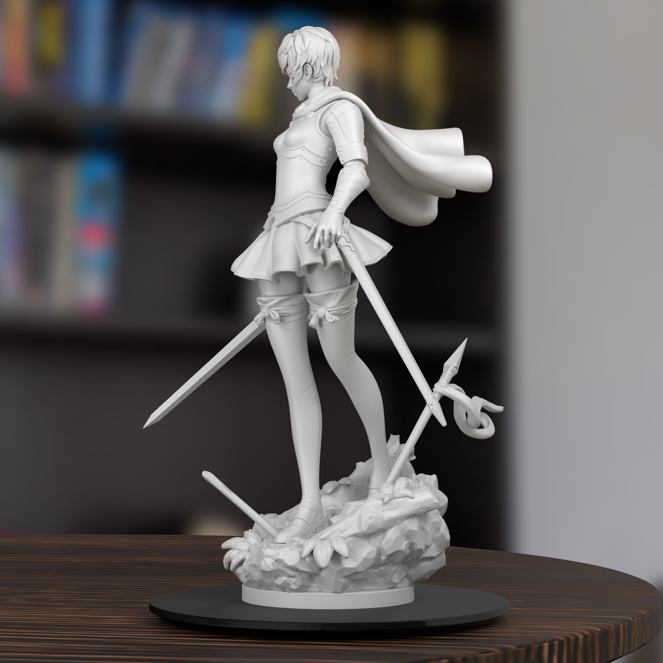 Casca Berserk Figure 3D Printed Resin Model Kit
