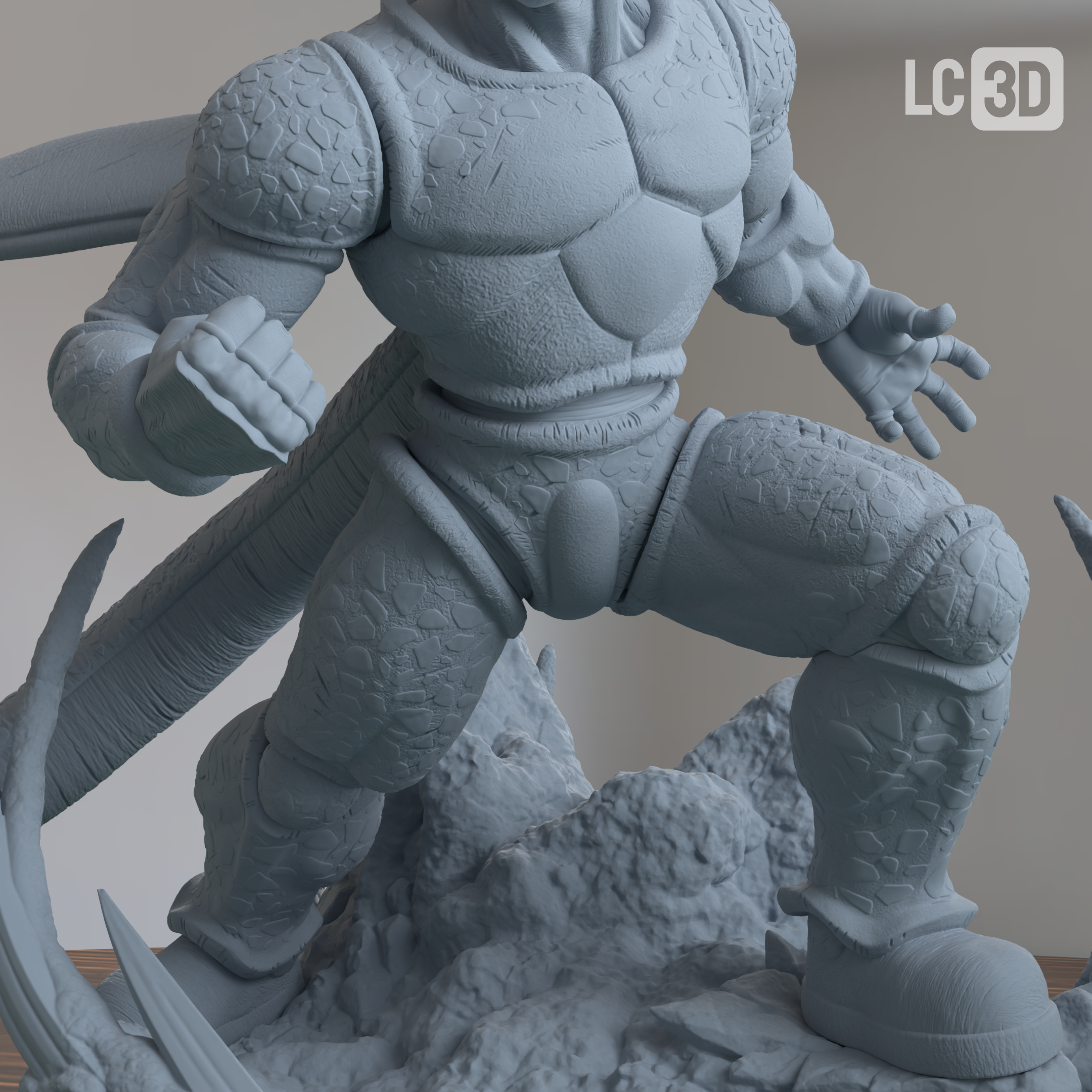 Cell Max Dragon Ball Super Super Hero Figure 3D Printed Resin Model Kit