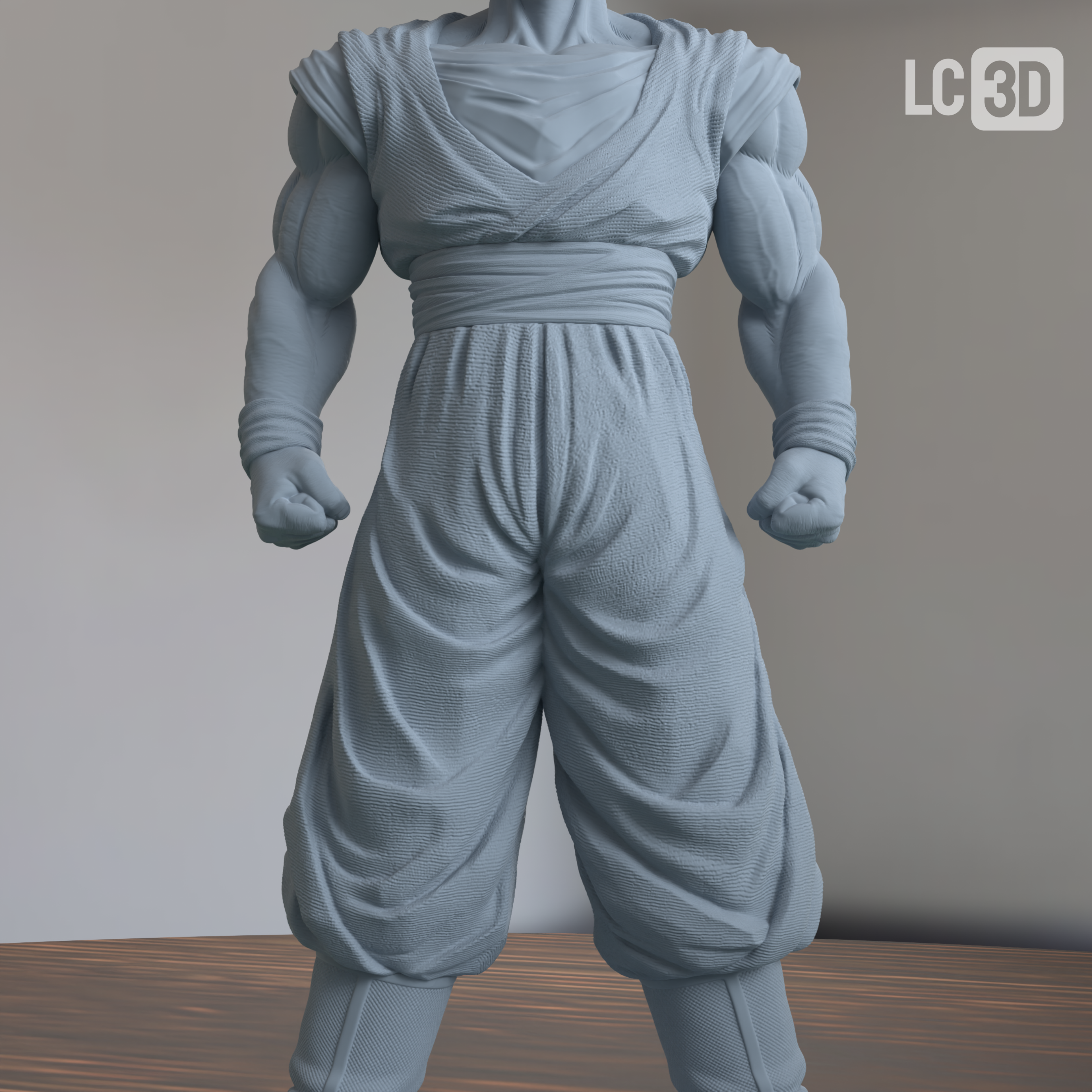 Goku SSJ Dragon Ball Z Figure 3D Printed Resin Model Kit