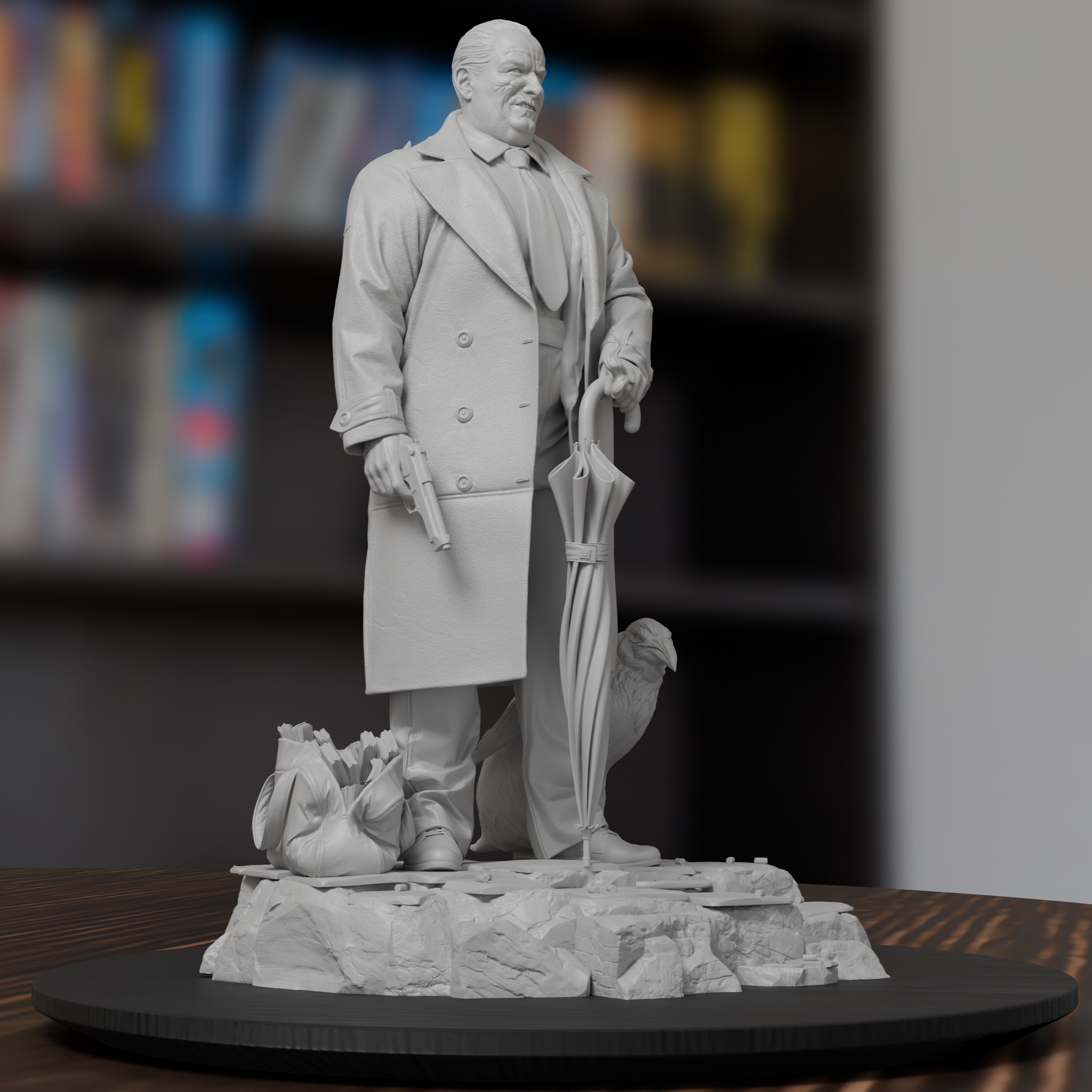 Penguin DC Figure 3D Printed Resin Model Kit