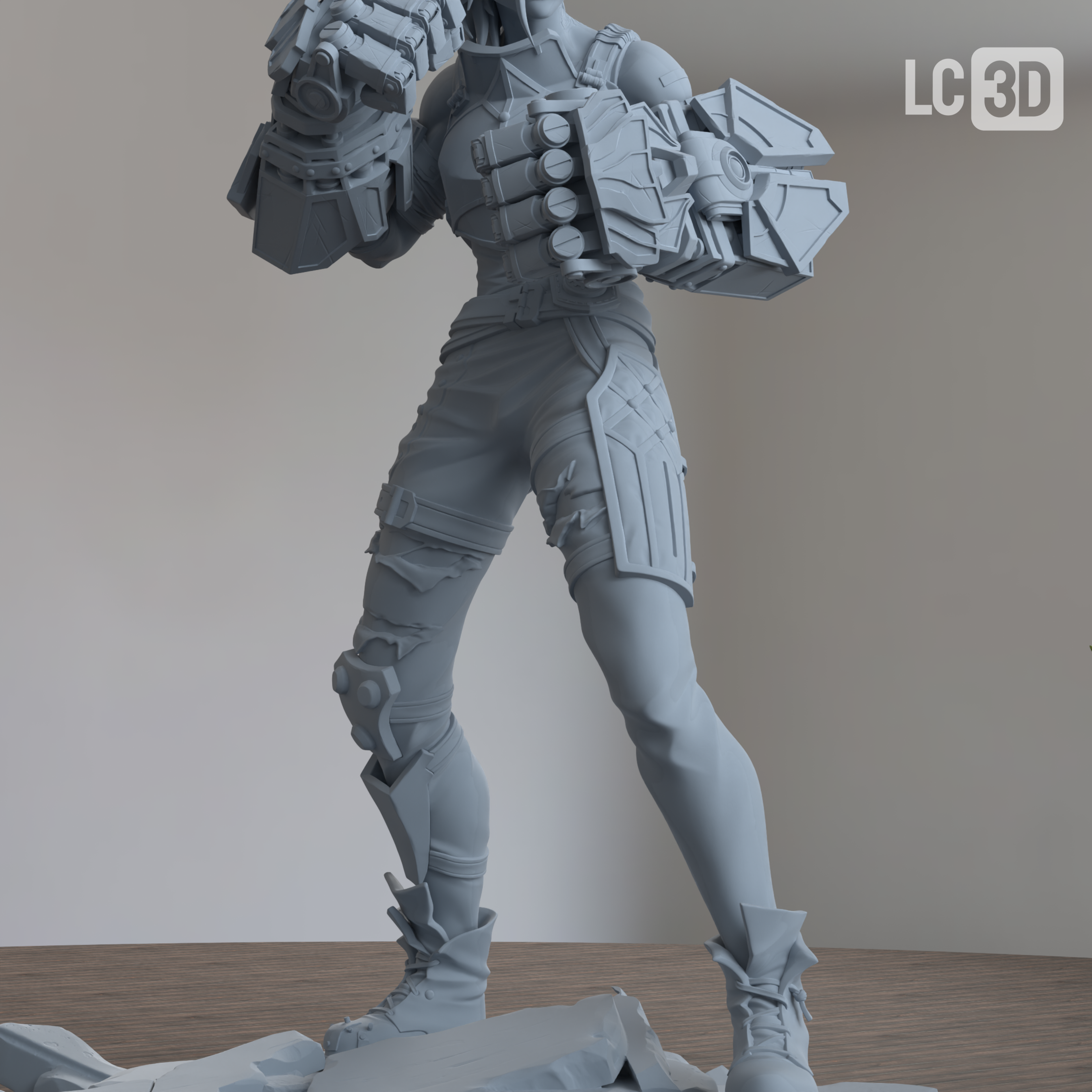 VI Arcane Action Figure 3D Printed Resin Model Kit