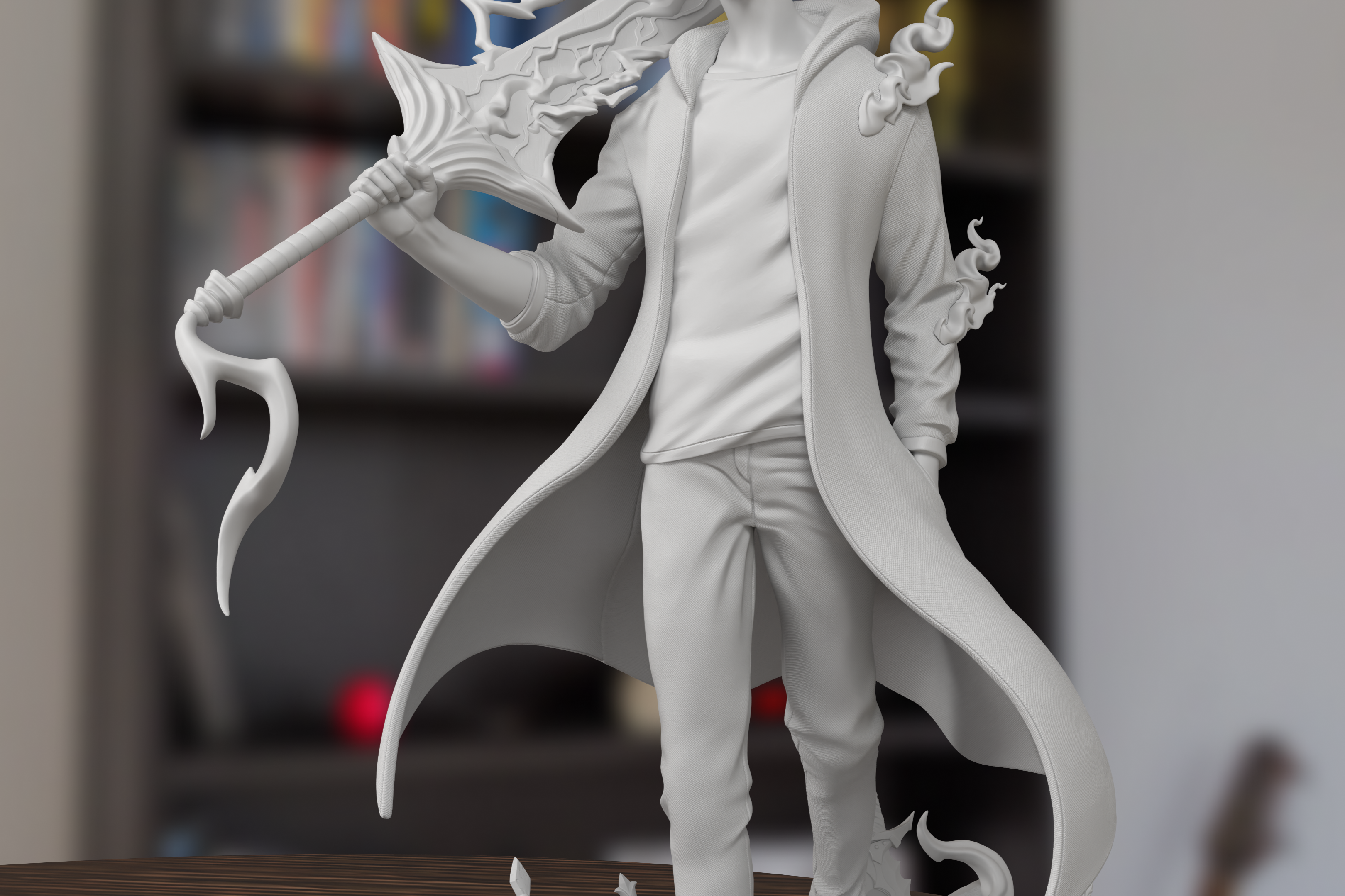 Sung Jinwoo Solo Leveling Figure 3D Printed Resin Model Kit