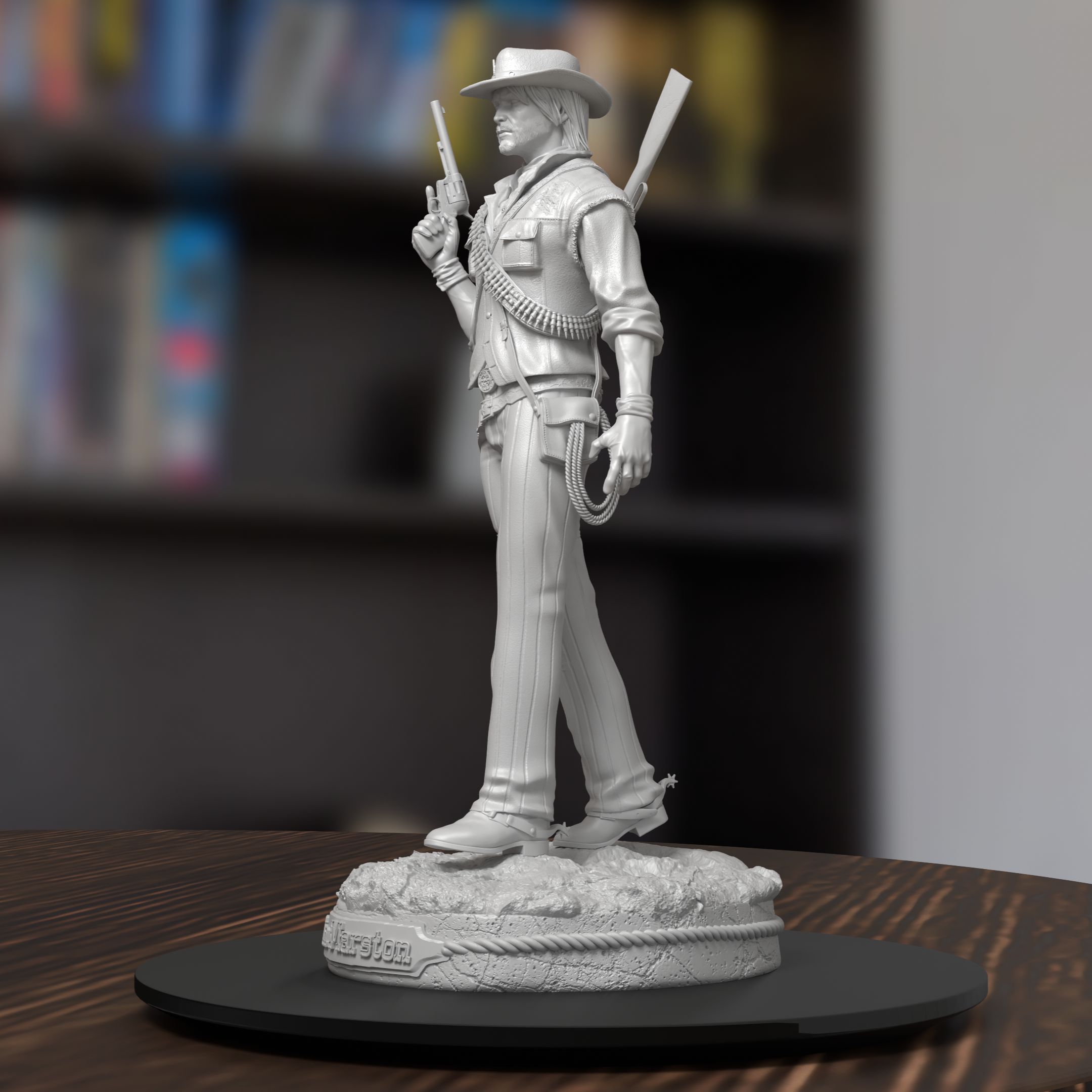 John Marston Red Dead Redemption Figure 3D Printed Resin Model Kit