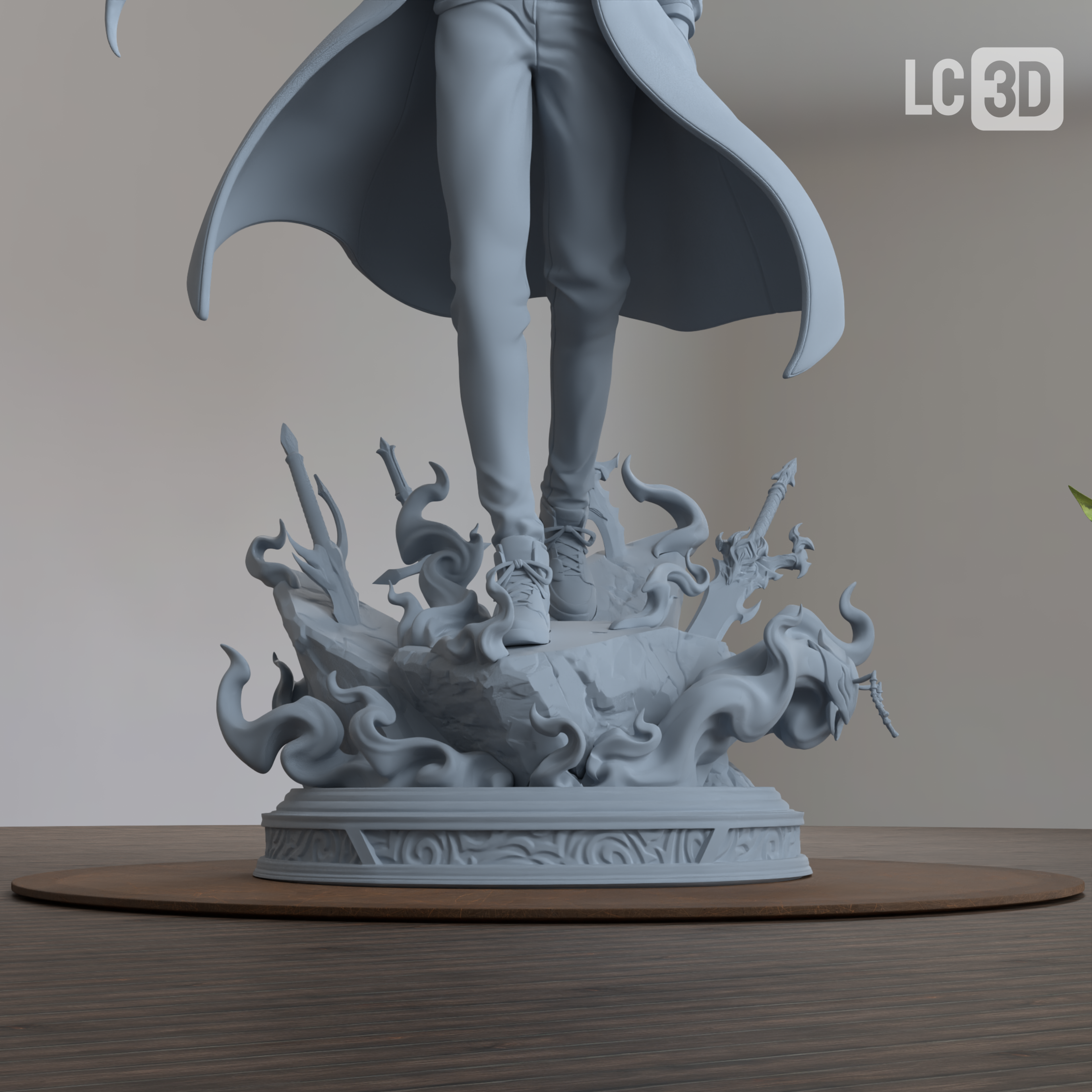 Sung Jinwoo Solo Leveling Figure 3D Printed Resin Model Kit