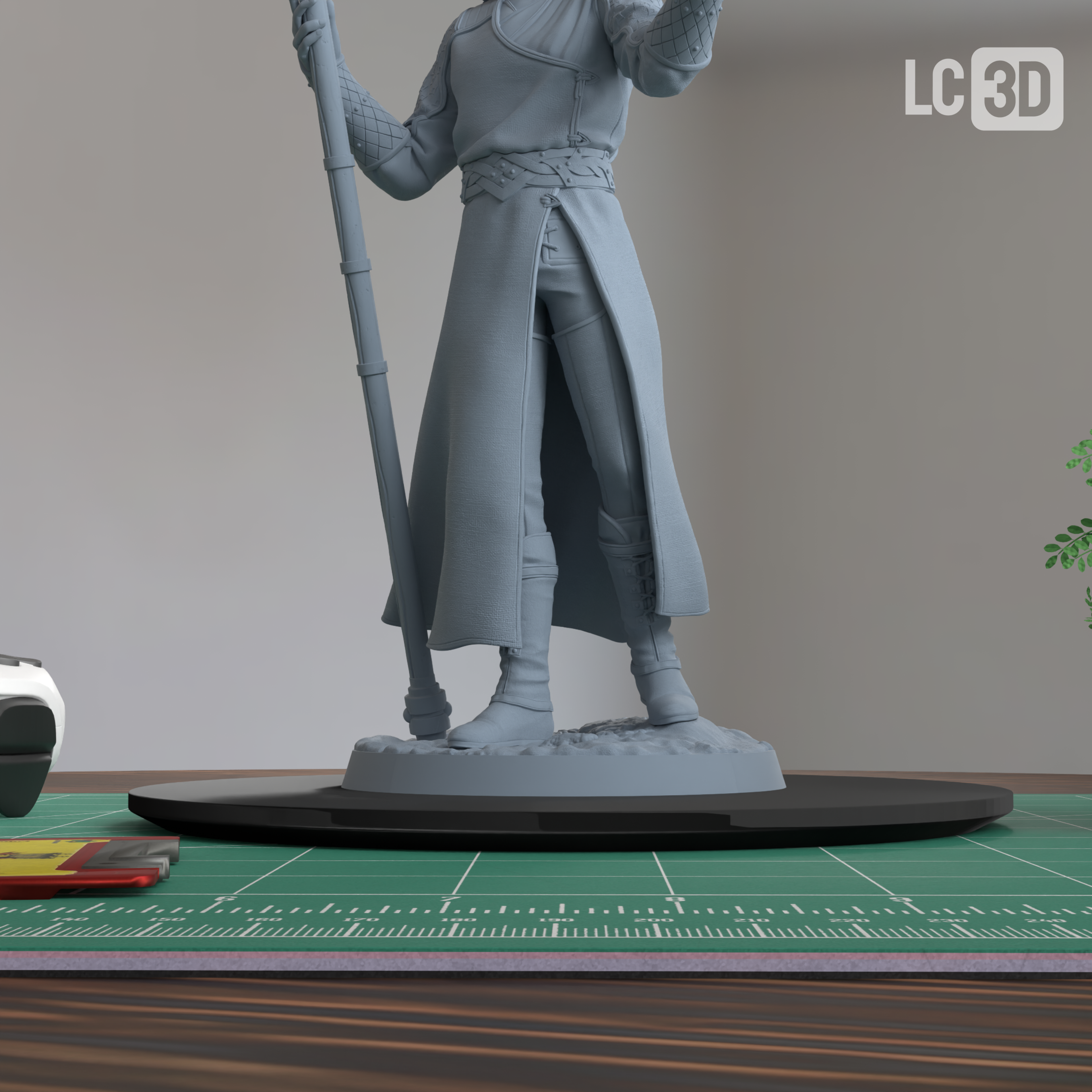 Gale Baldur's Gate 3 Figure 3D Printed Resin Model Kit