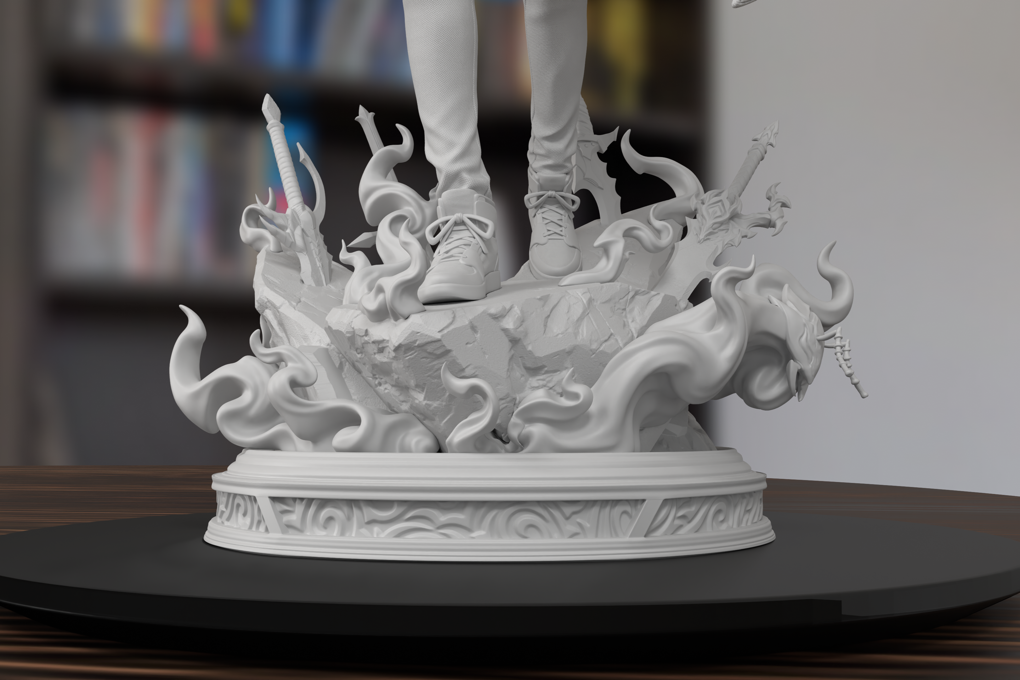 Sung Jinwoo Solo Leveling Figure 3D Printed Resin Model Kit