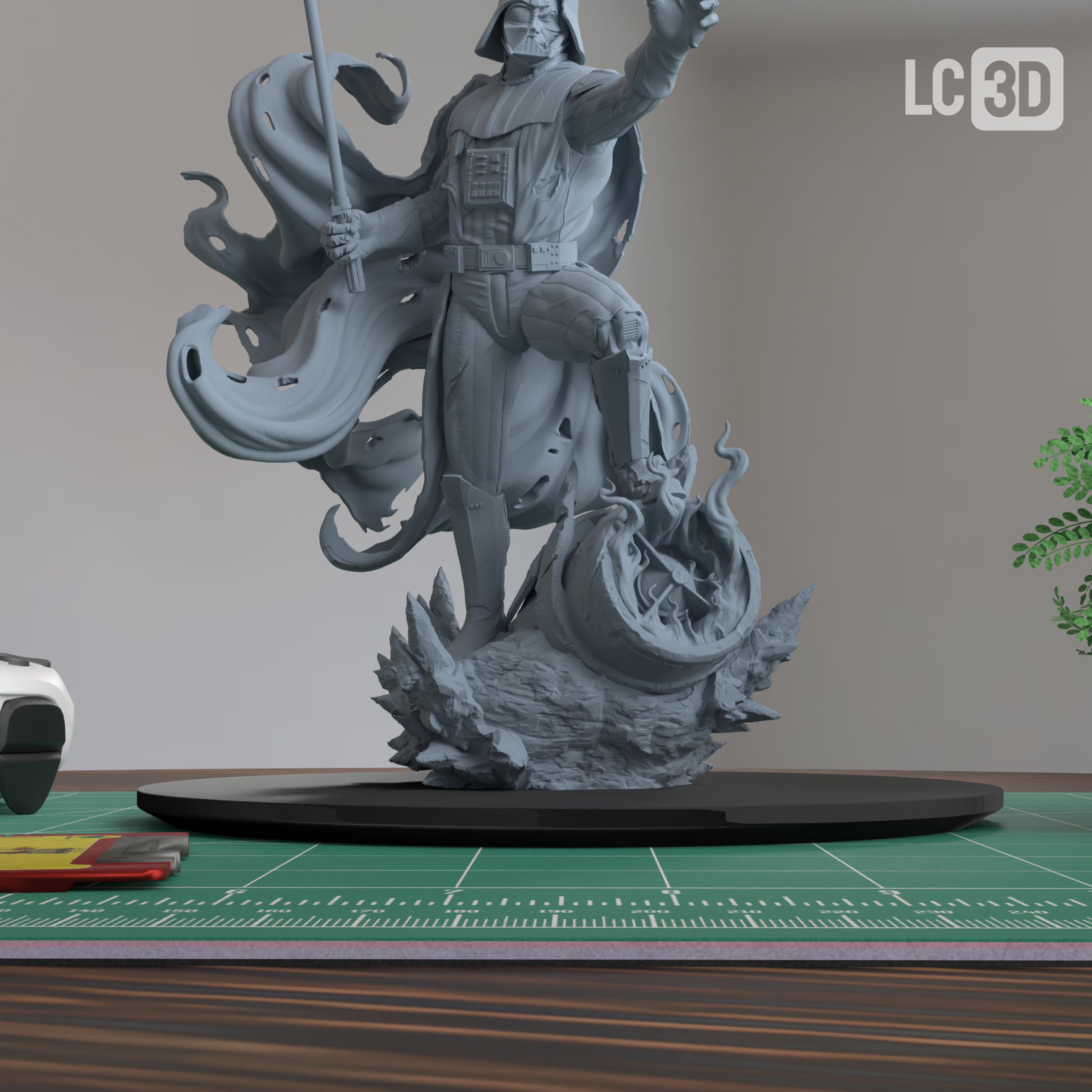 Darth Vader Star Wars Figure 3D Printed Resin Model Kit