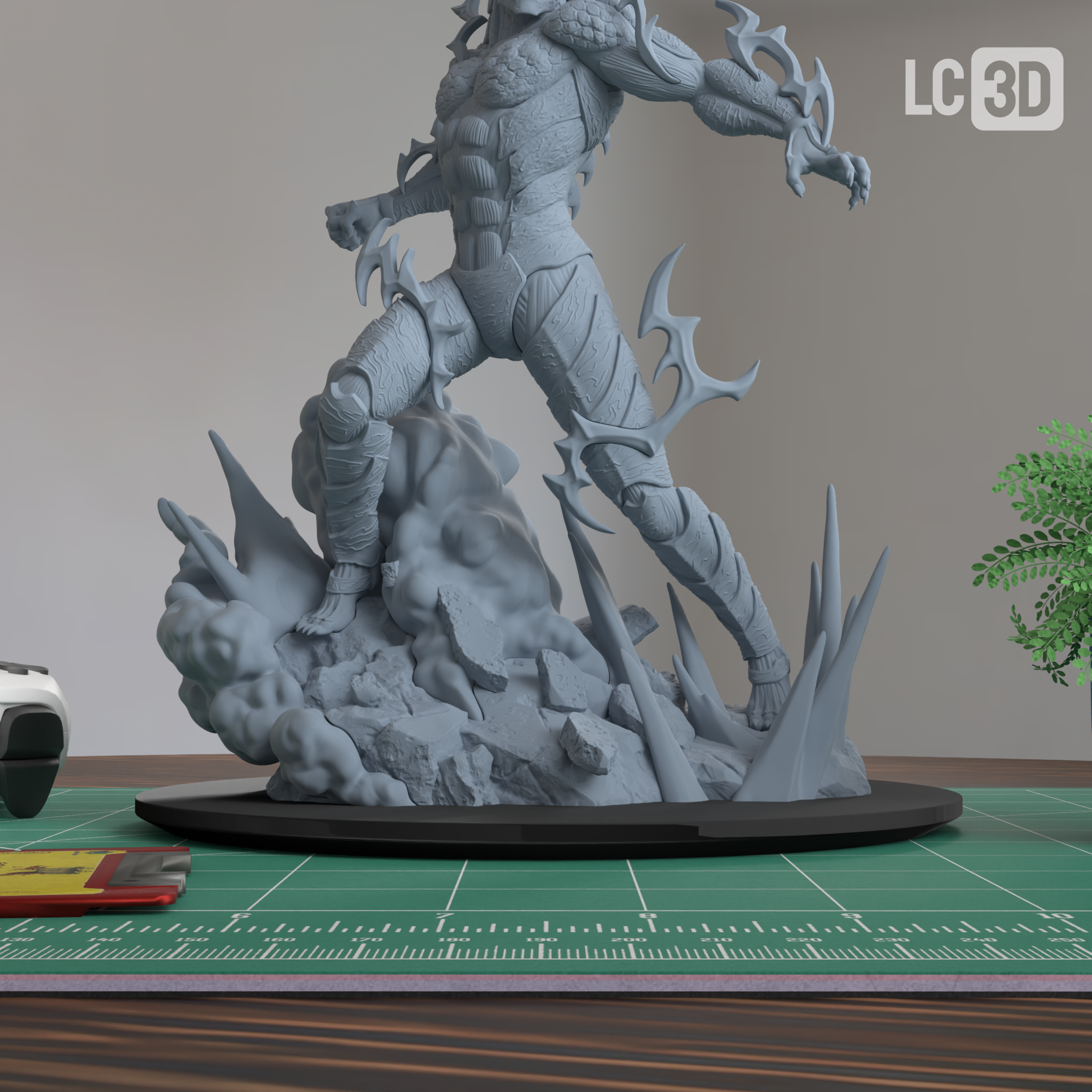 Kafka Hibino Kaiju No. 8 Figure 3D Printed Resin Model Kit