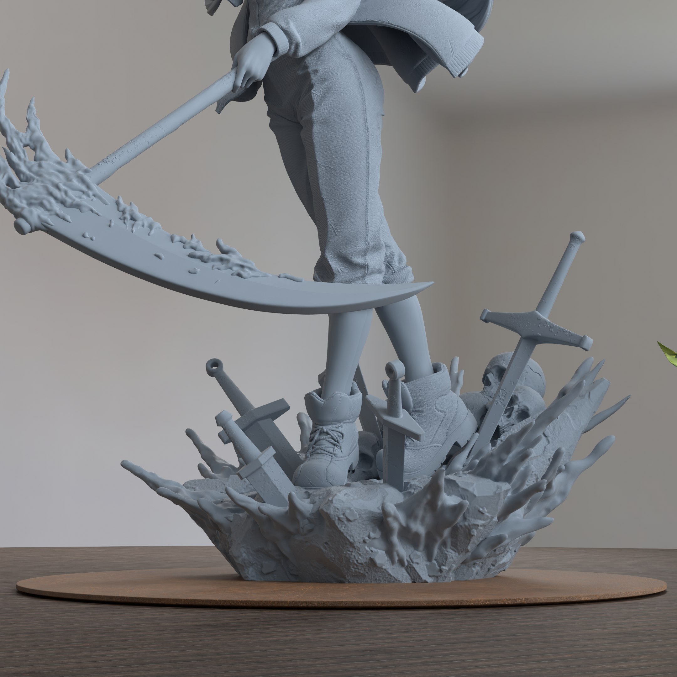 Power Chainsaw Man Figure 3D Printed Resin Model Kit