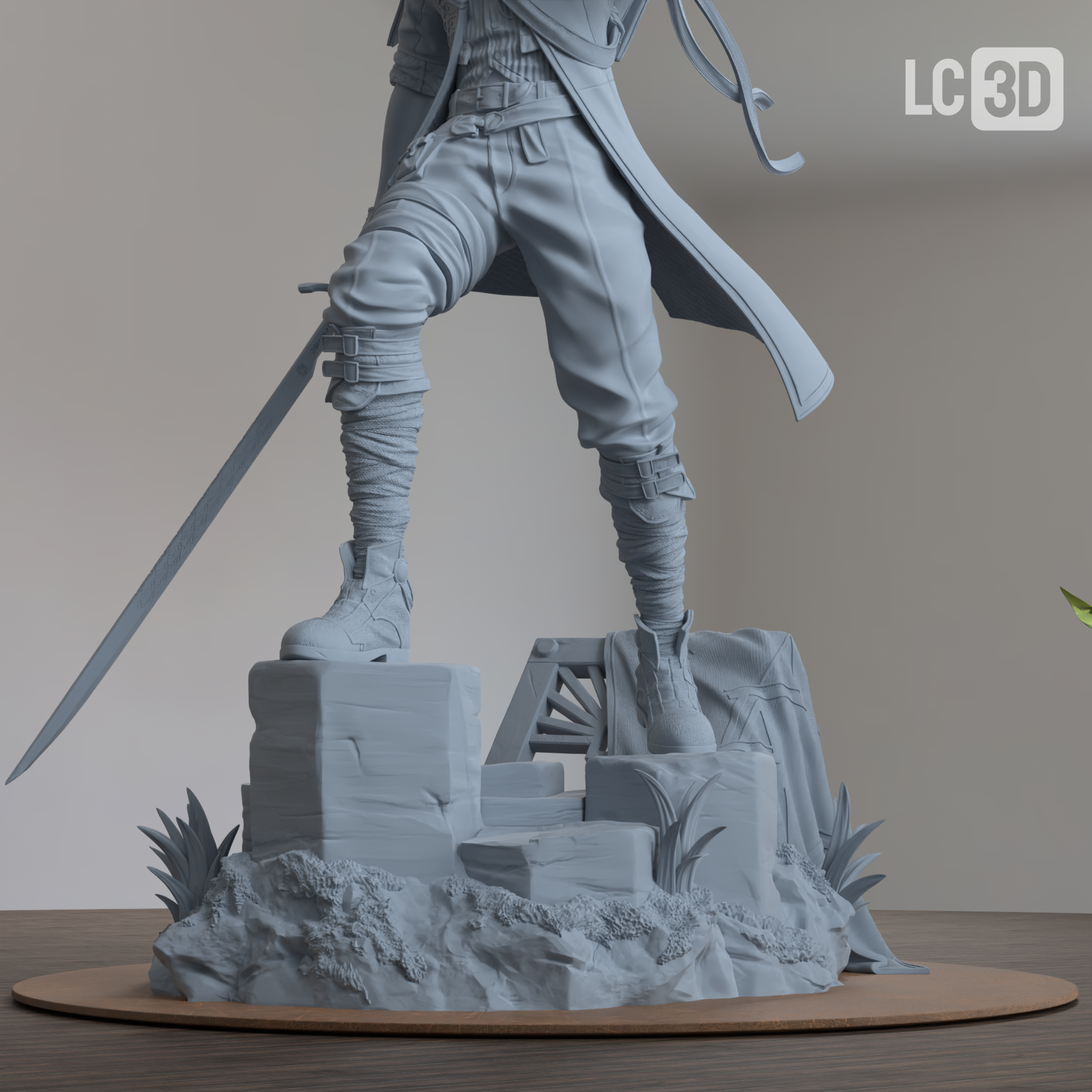 Gustave Expedition 33 Figure 3D Printed Resin Model Kit