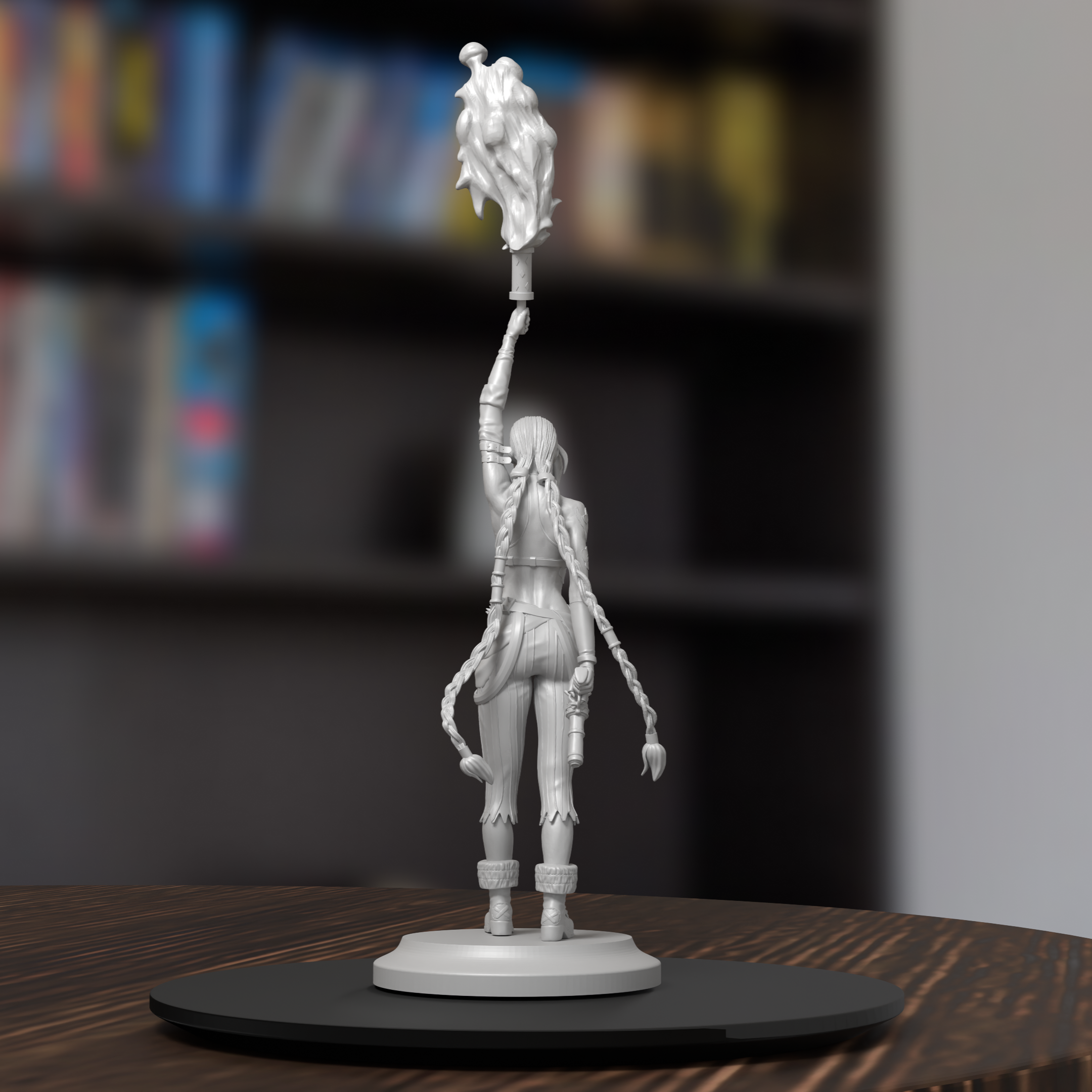Jinx Arcane Fan Art Figure 3D Printed Resin Model Kit