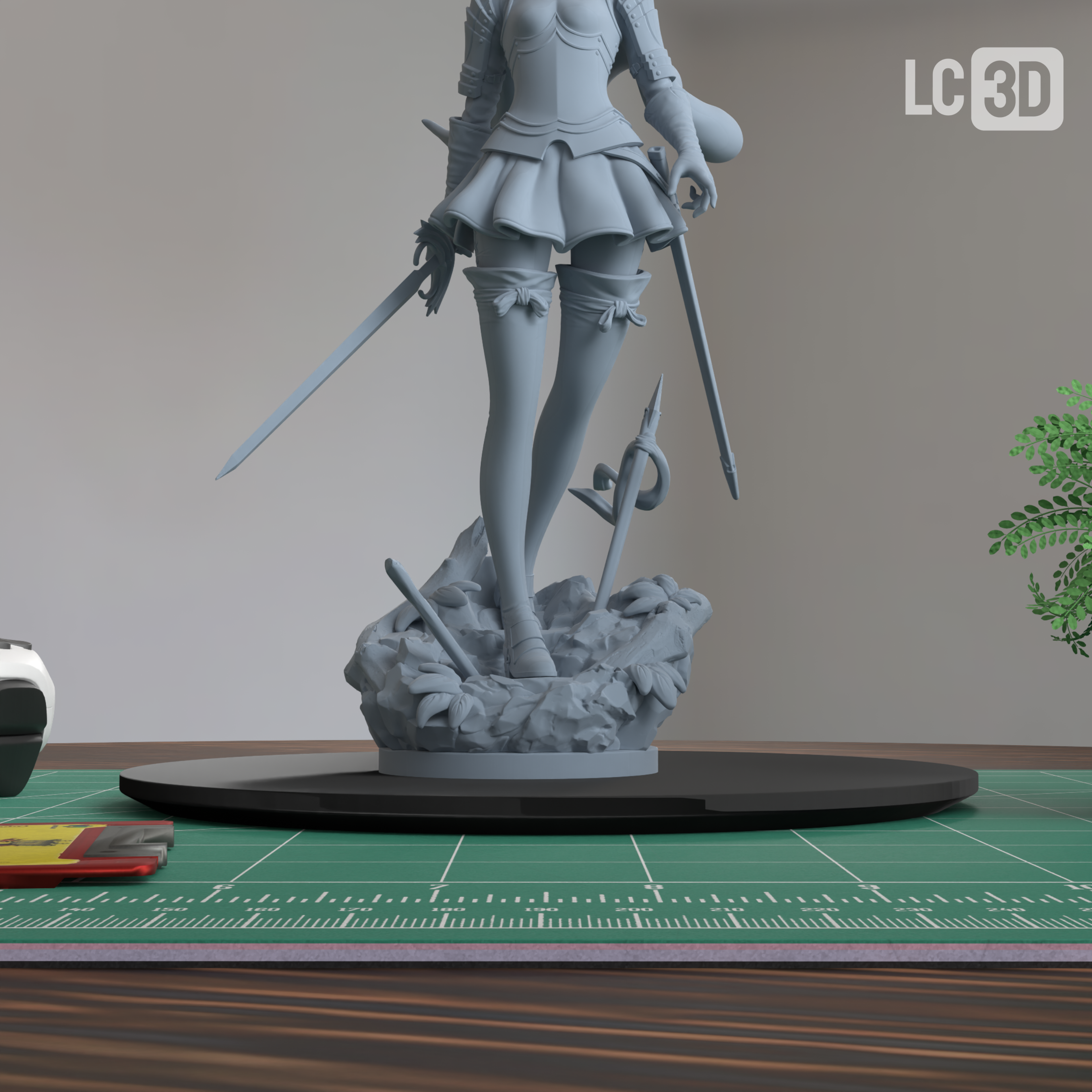 Casca Berserk Figure 3D Printed Resin Model Kit