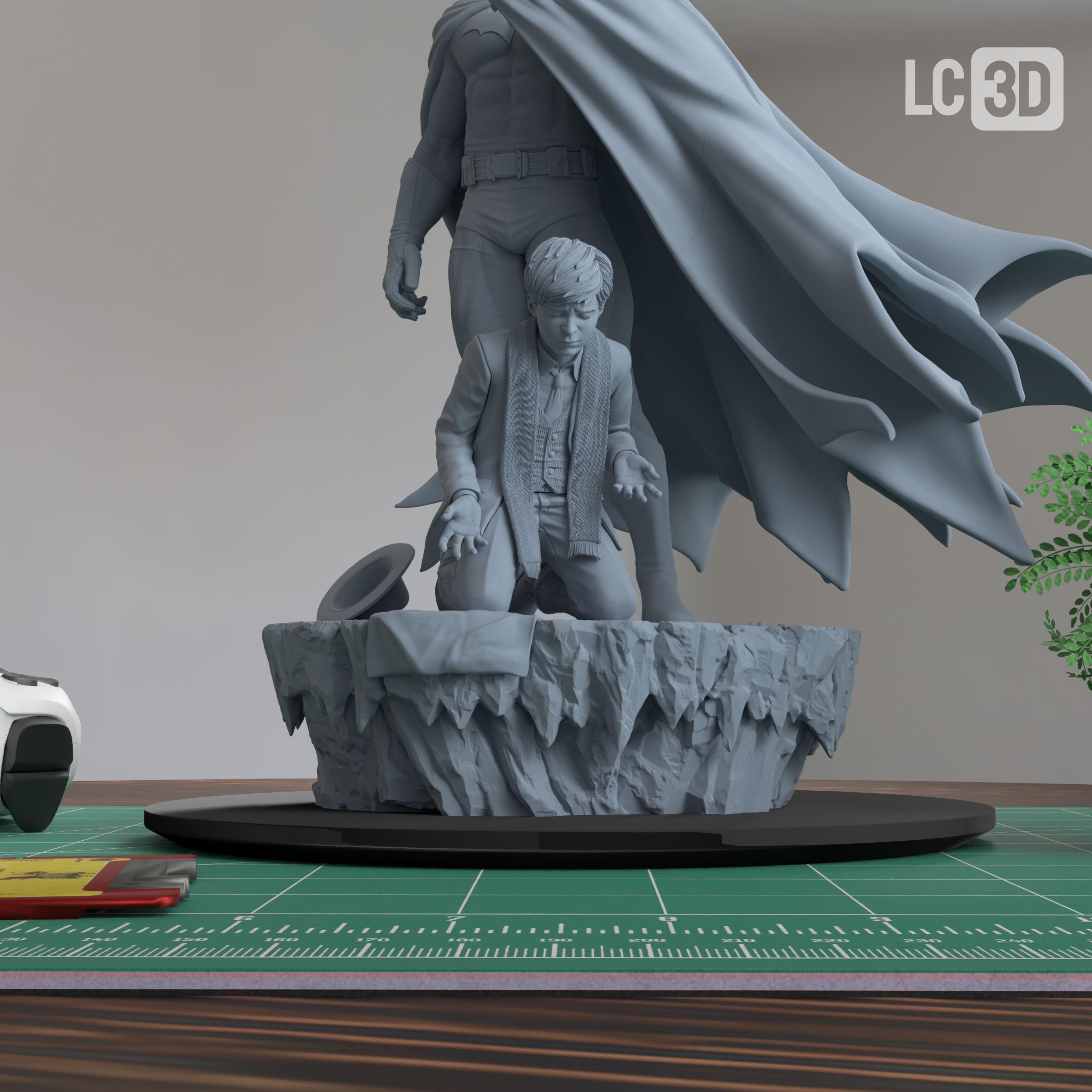 Batman The Dark Knight Figure 3D Printed Resin Model Kit