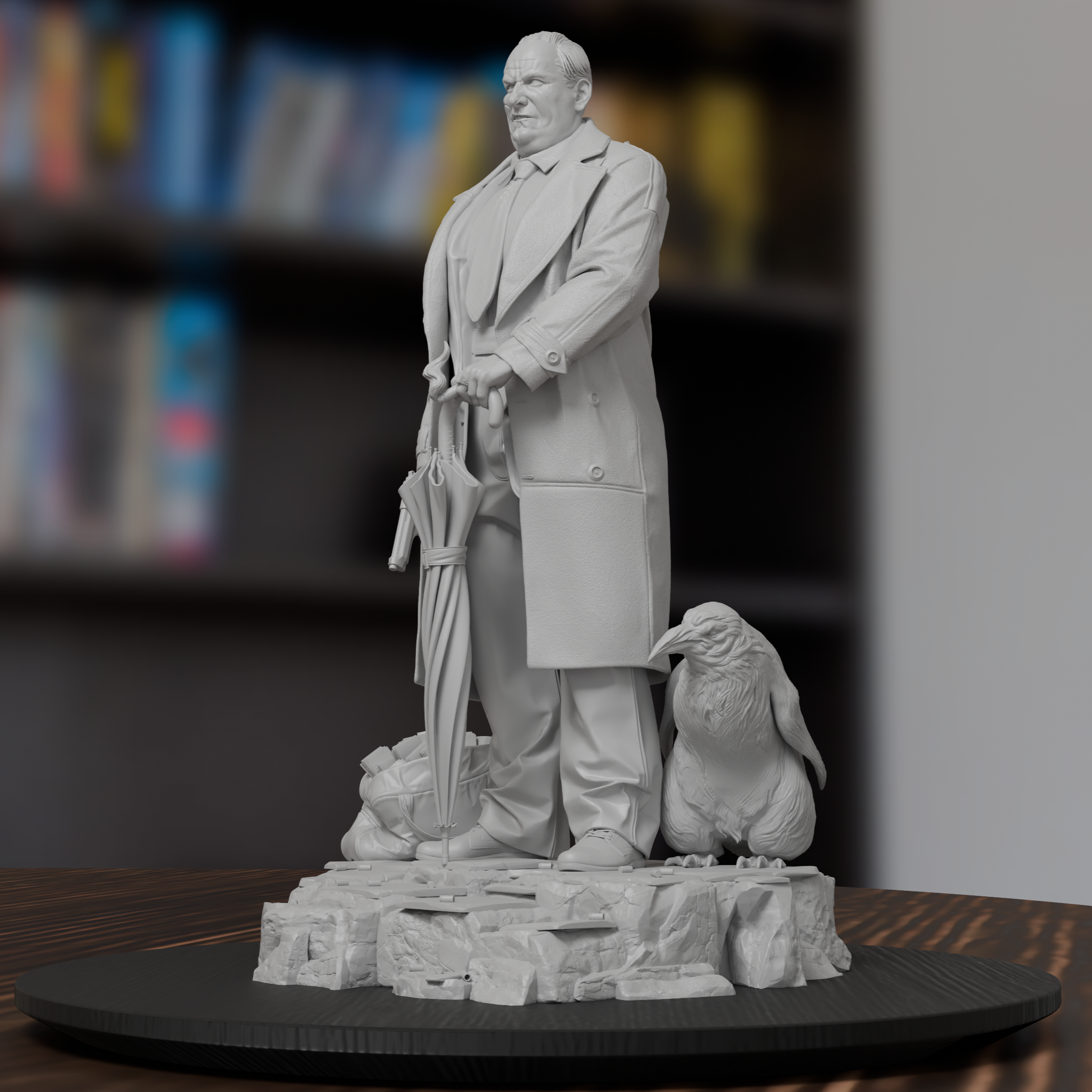 Penguin DC Figure 3D Printed Resin Model Kit