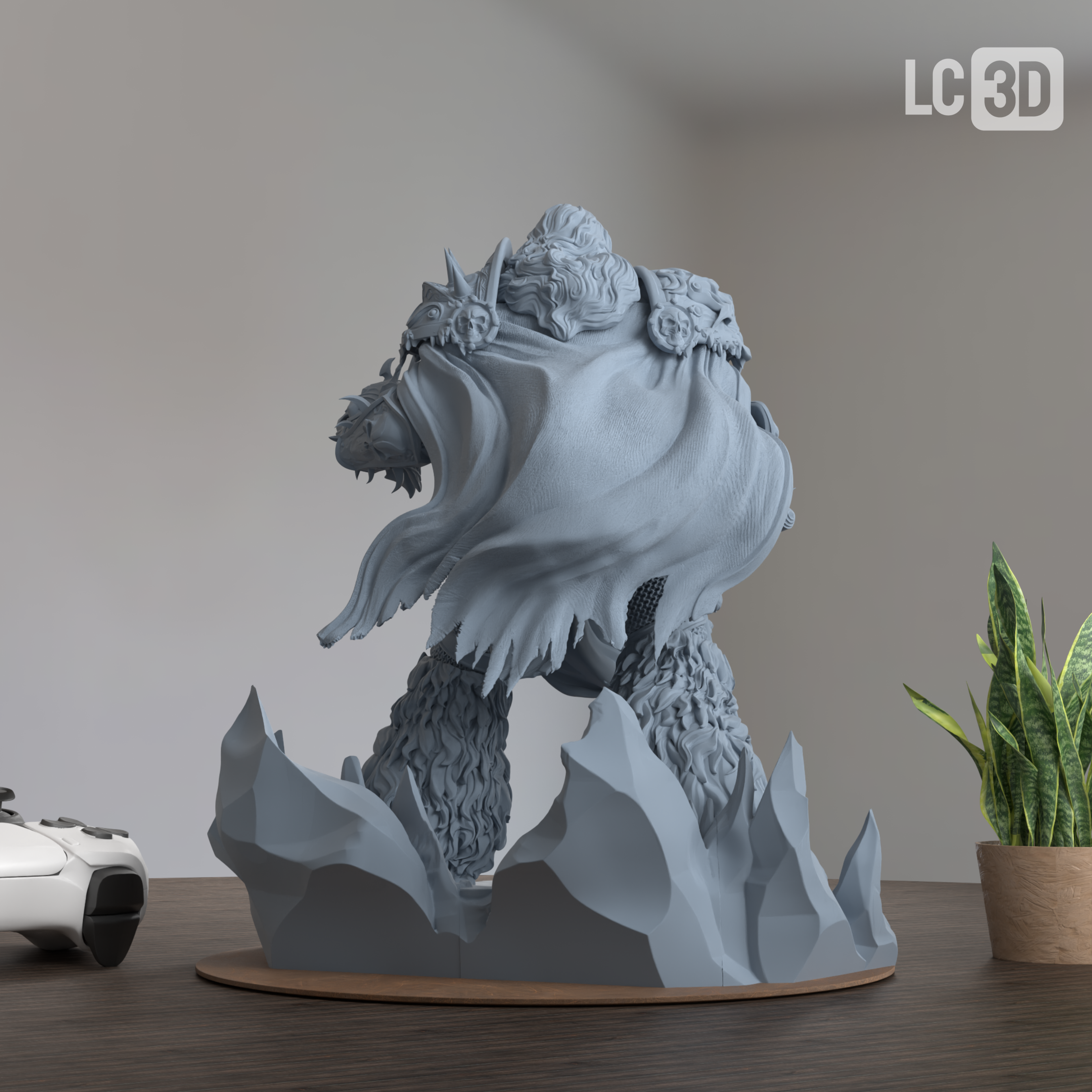 Arthas The Lich King World Of Warcraft Figure 3D Printed Resin Model Kit