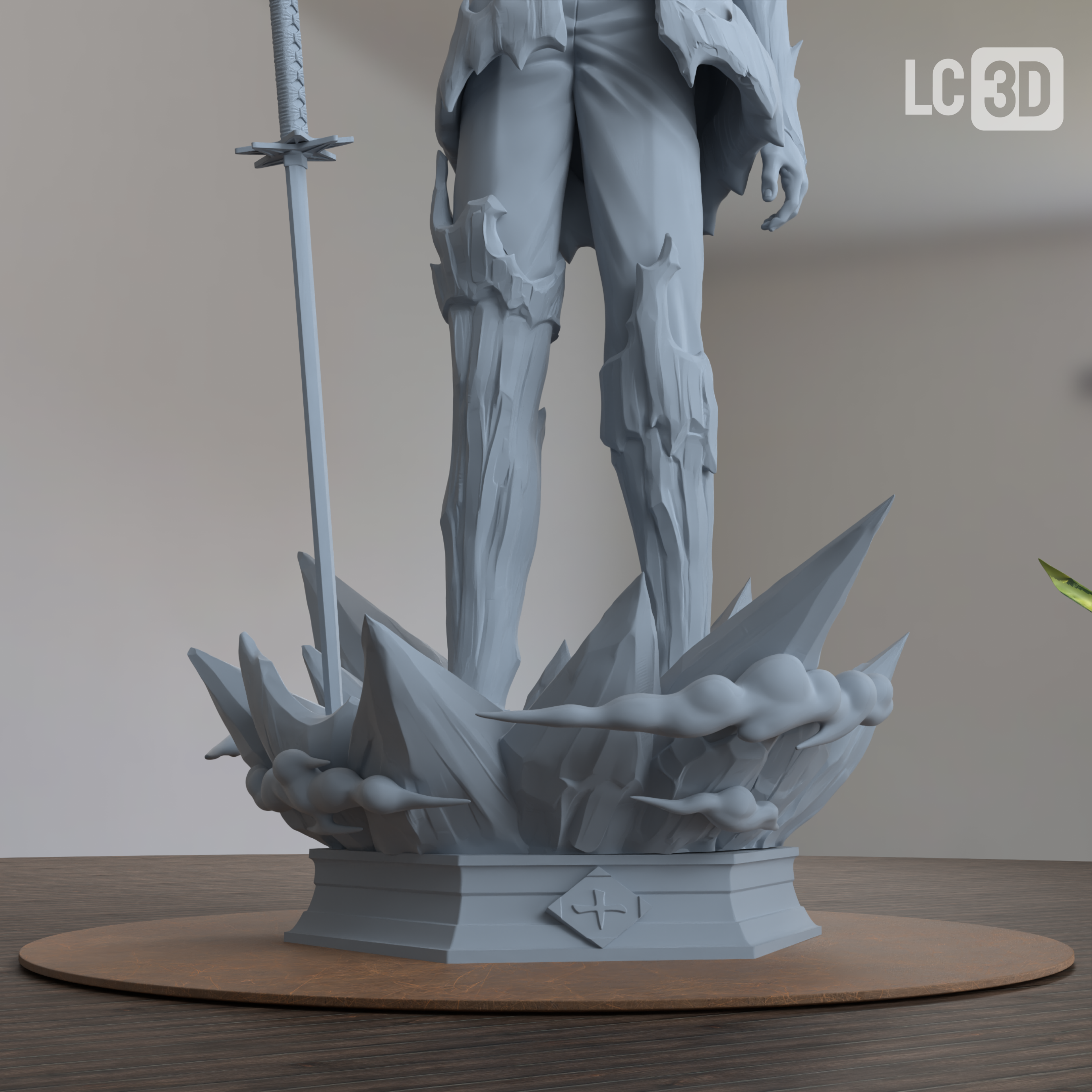 Toshiro Hitsugaya Bleach Figure 3D Printed Resin Model Kit