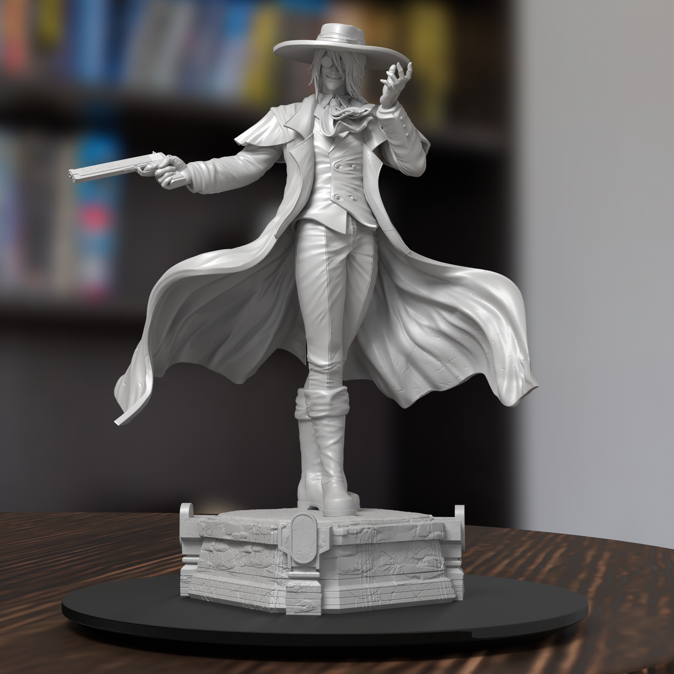 Alucard Helsing Figure 3D Printed Resin Model Kit
