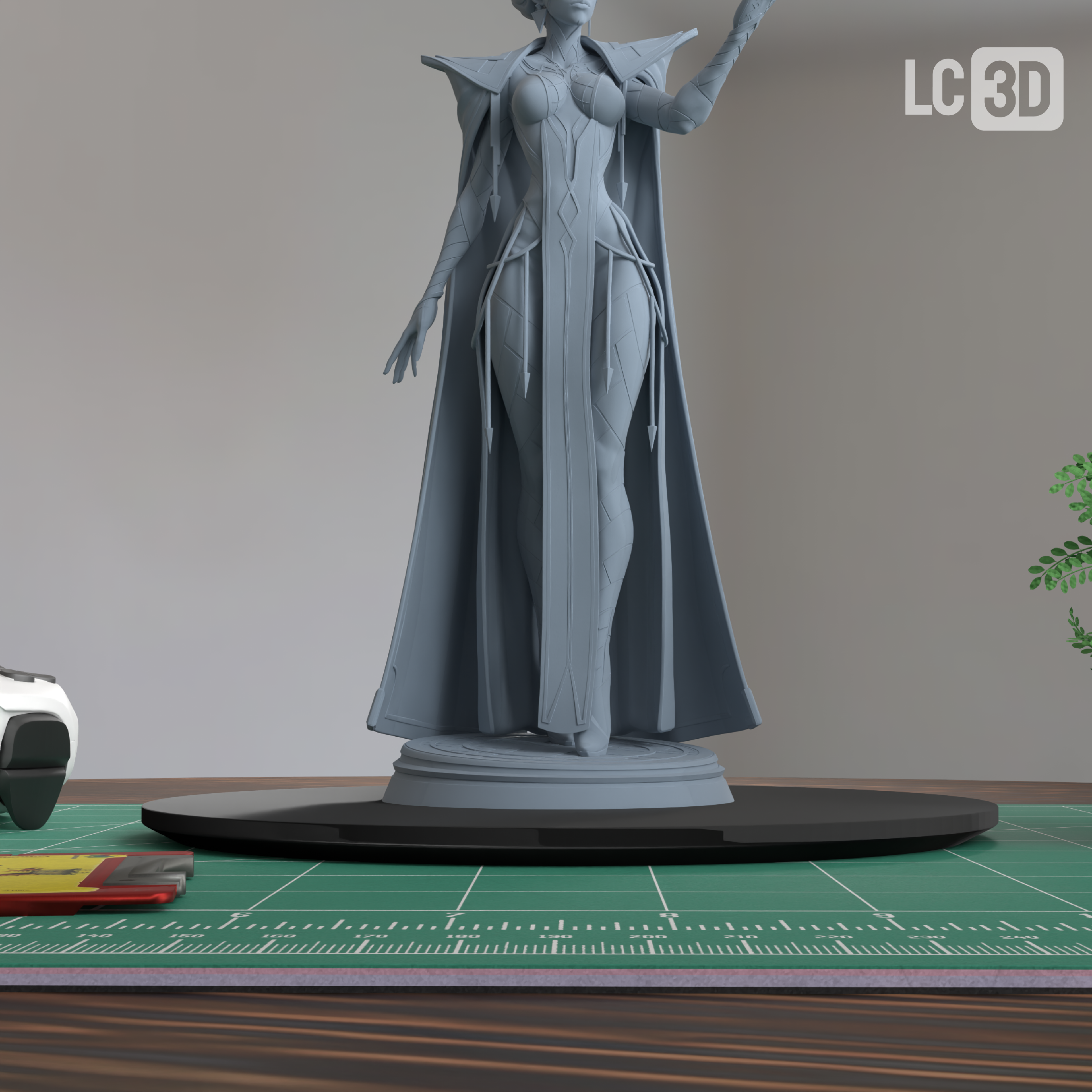 Mel Medarda Arcane Figure 3D Printed Resin Model Kit