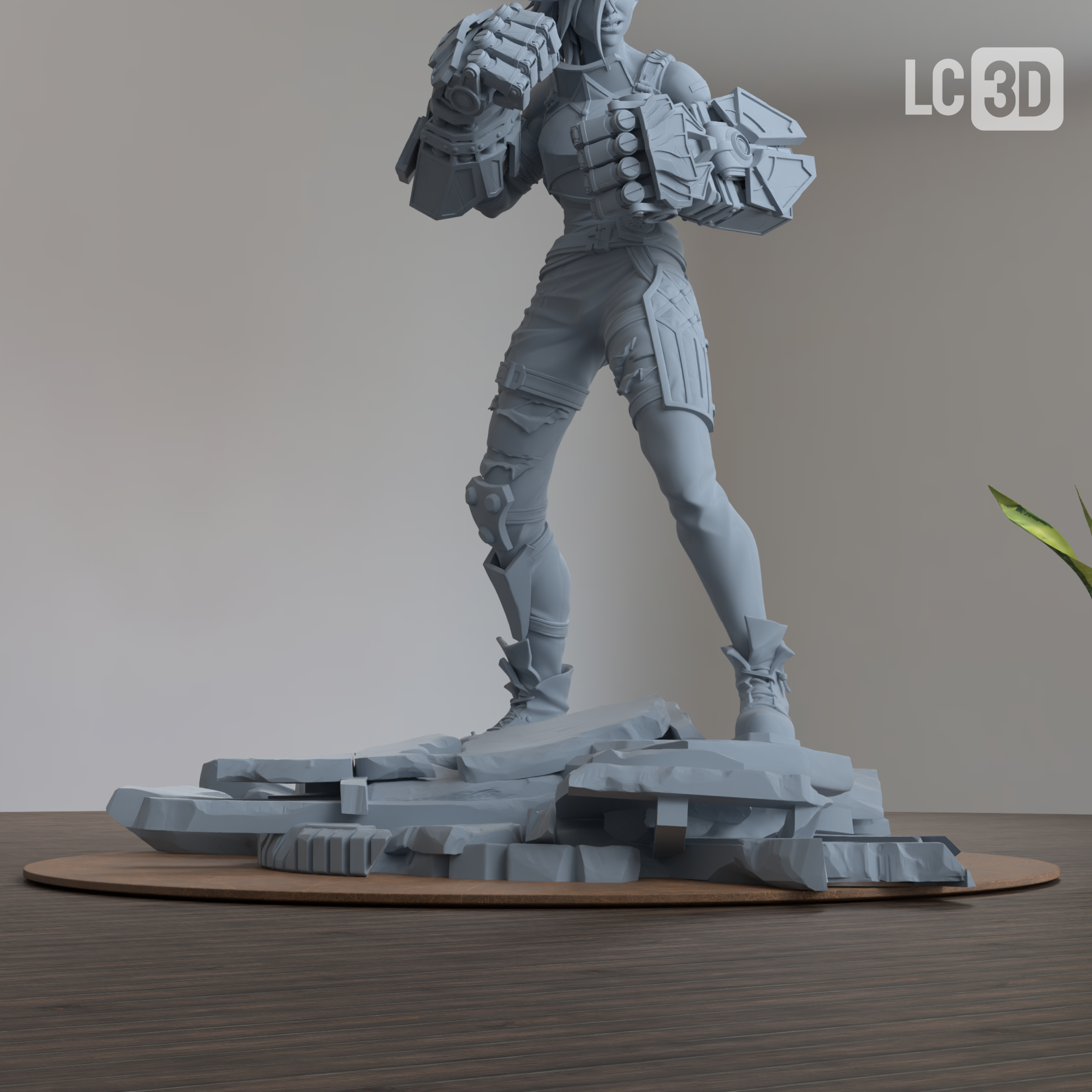 VI Arcane Action Figure 3D Printed Resin Model Kit