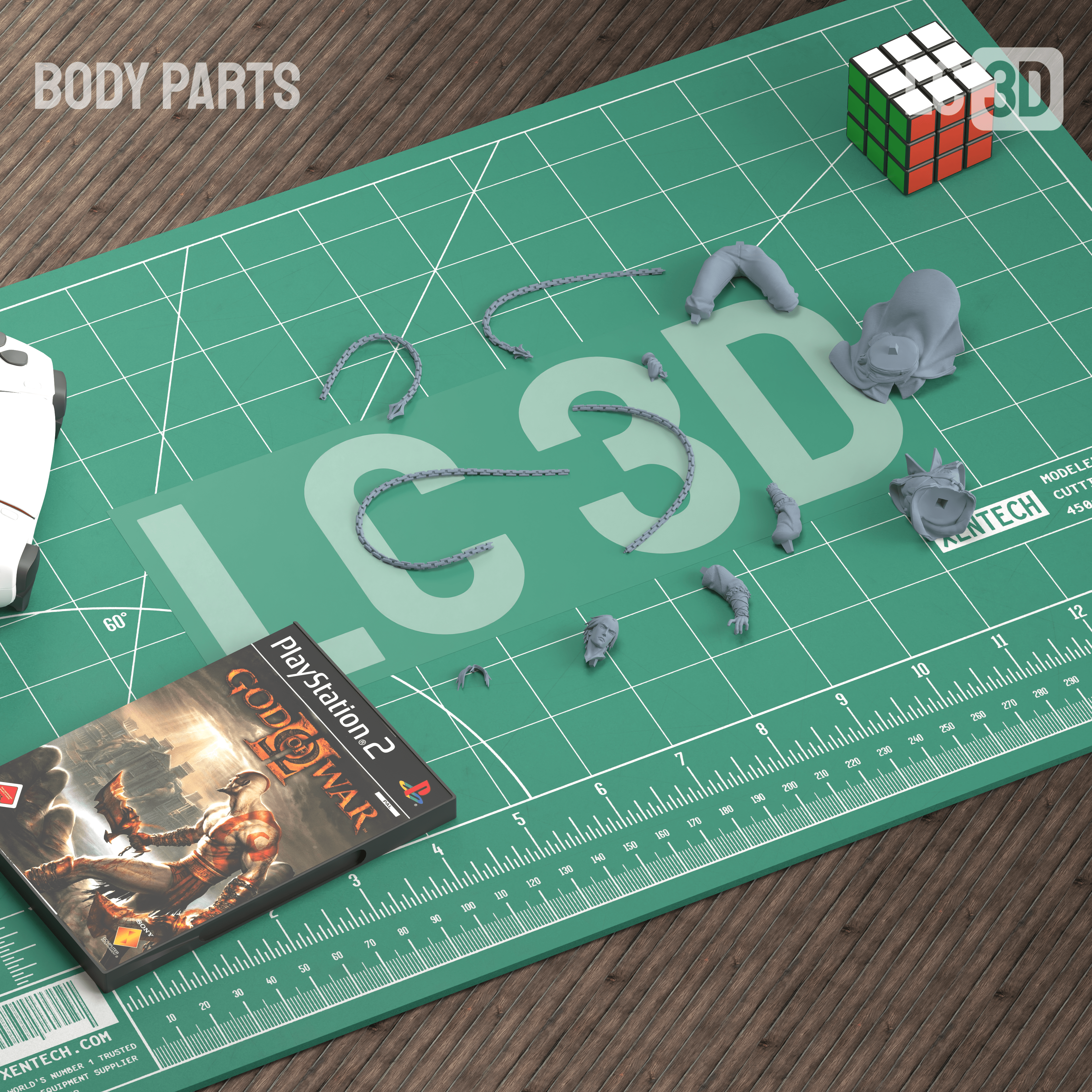 Trevor Belmont Castlevania Figure 3D Printed Resin Model Kit