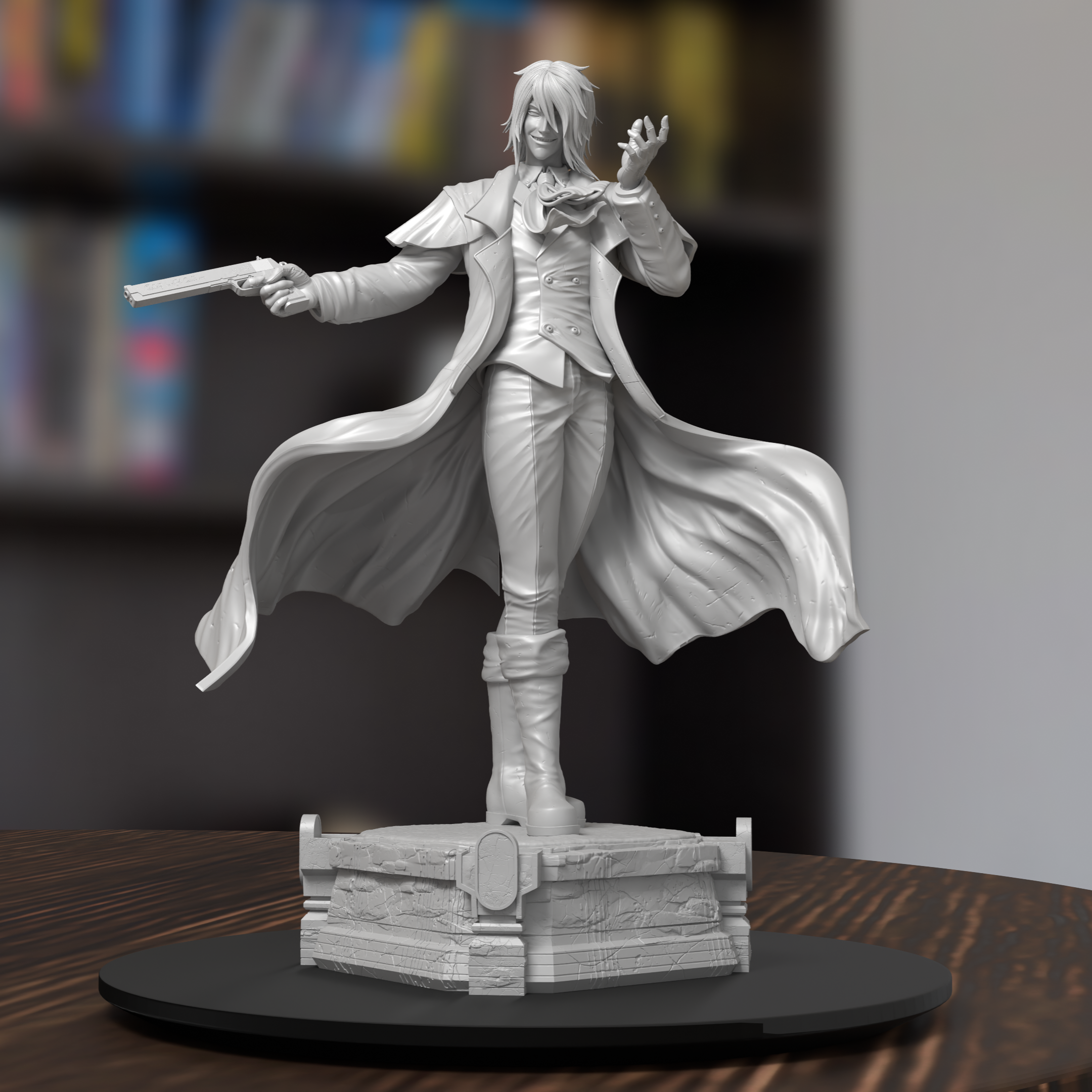 Alucard Helsing Figure 3D Printed Resin Model Kit