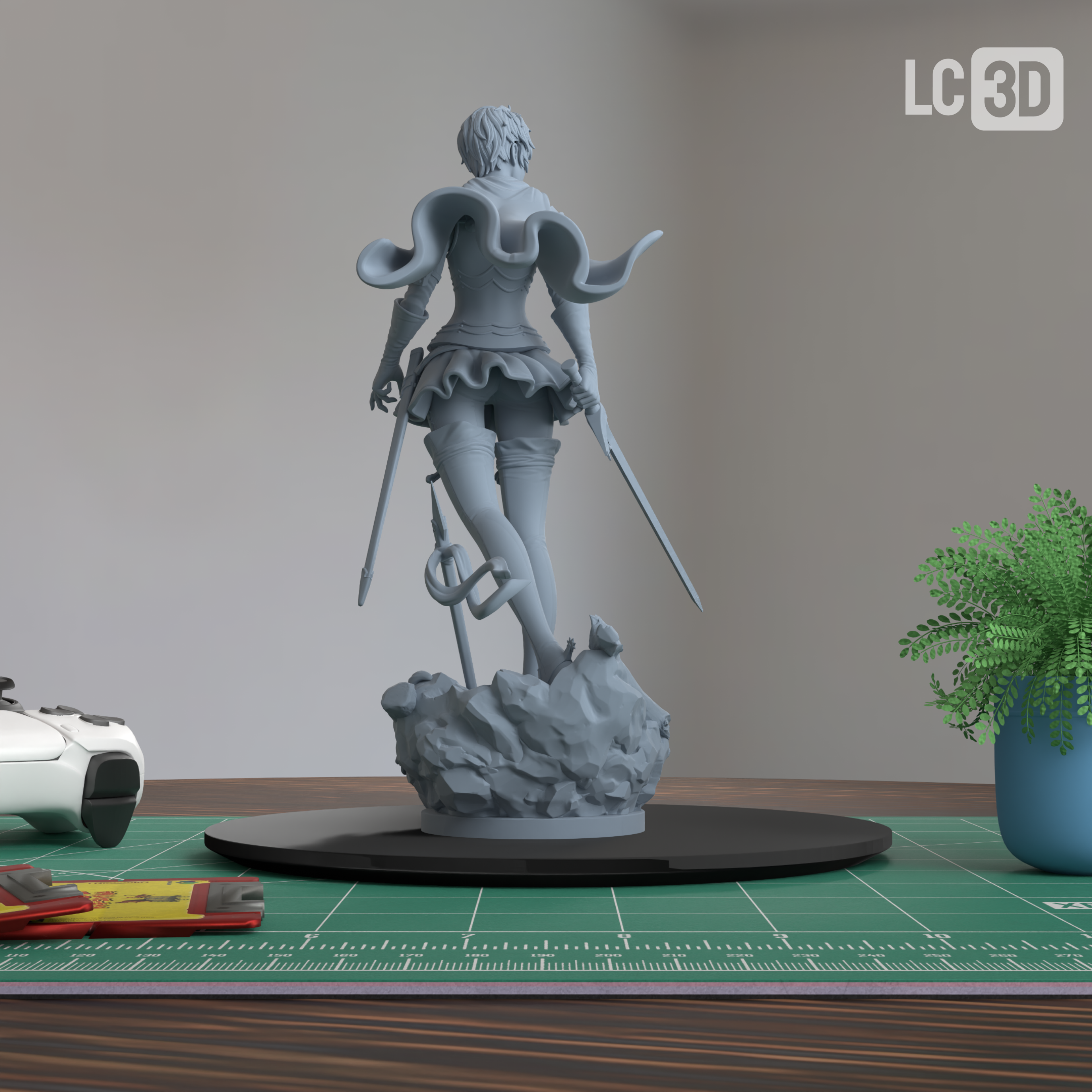 Casca Berserk Figure 3D Printed Resin Model Kit
