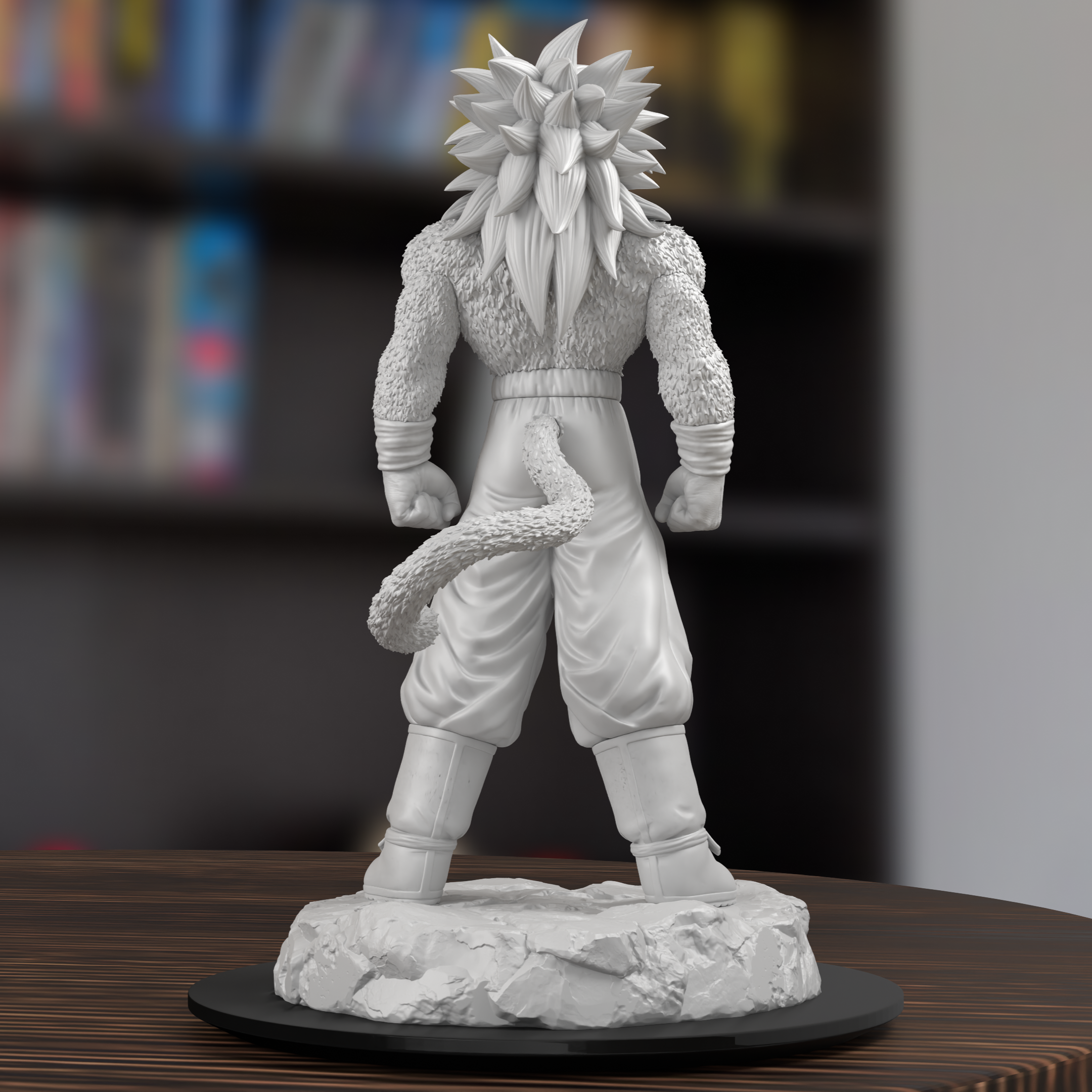 Goku SSJ4 Dragon Ball Figure 3D Printed Resin Model Kit