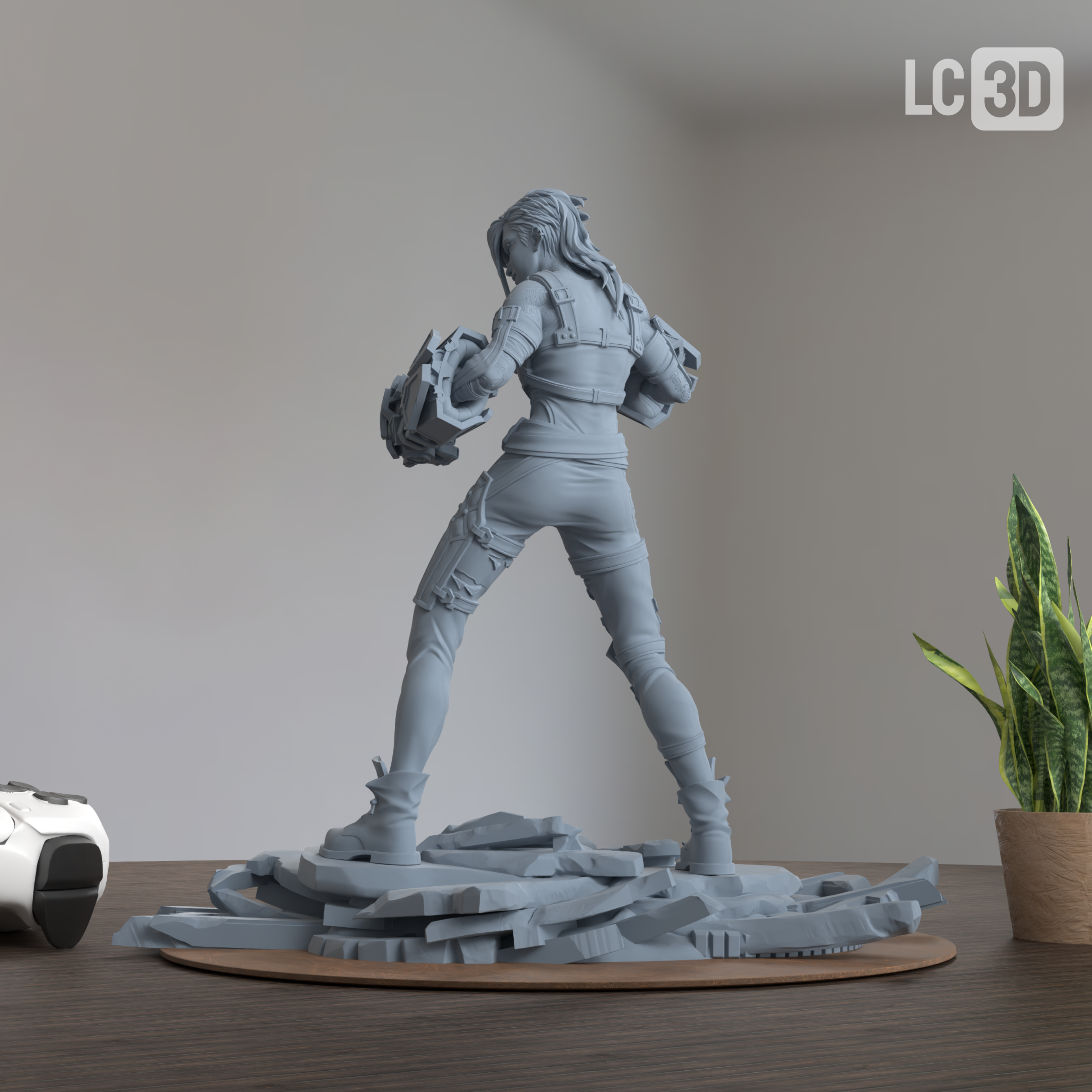 VI Arcane Action Figure 3D Printed Resin Model Kit