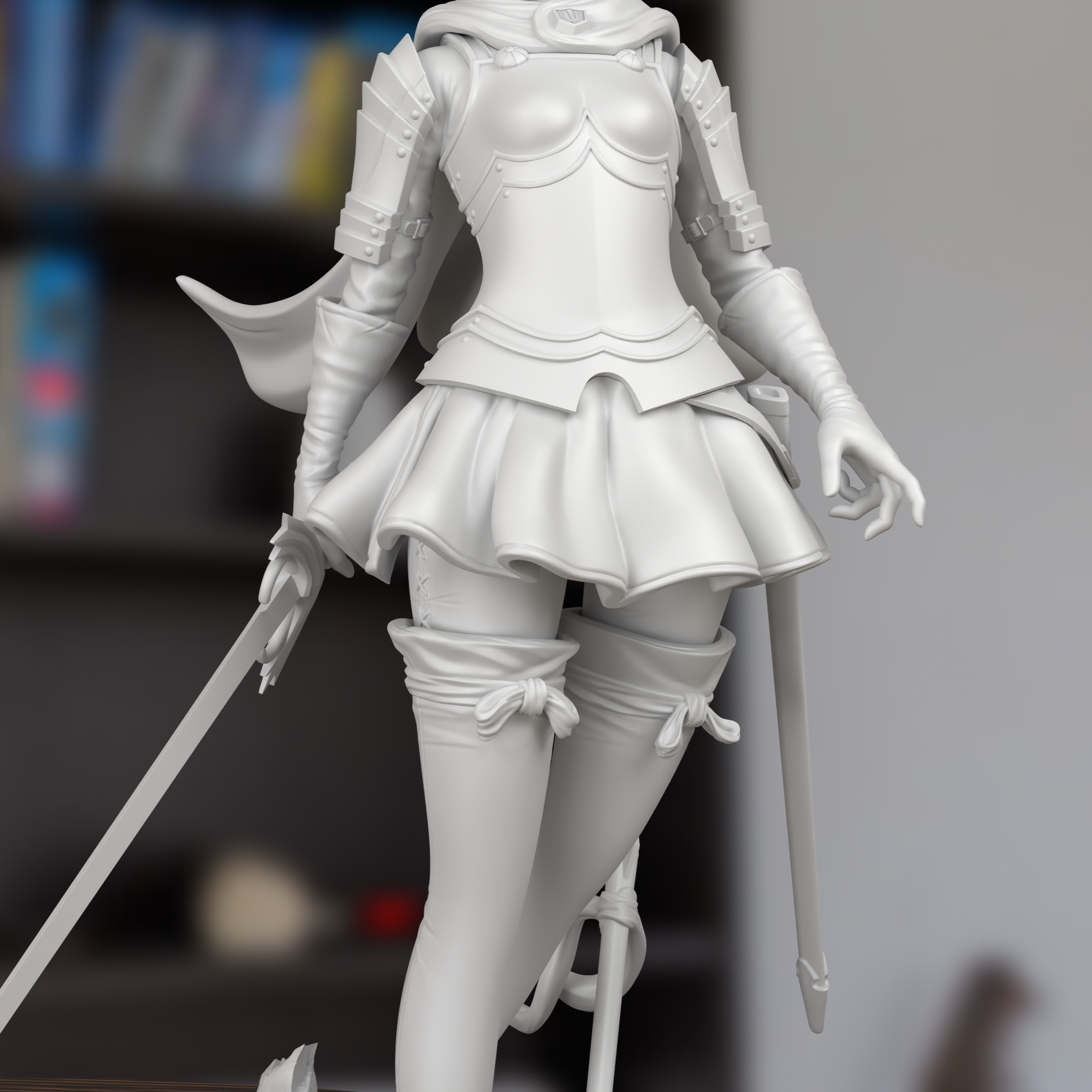 Casca Berserk Figure 3D Printed Resin Model Kit