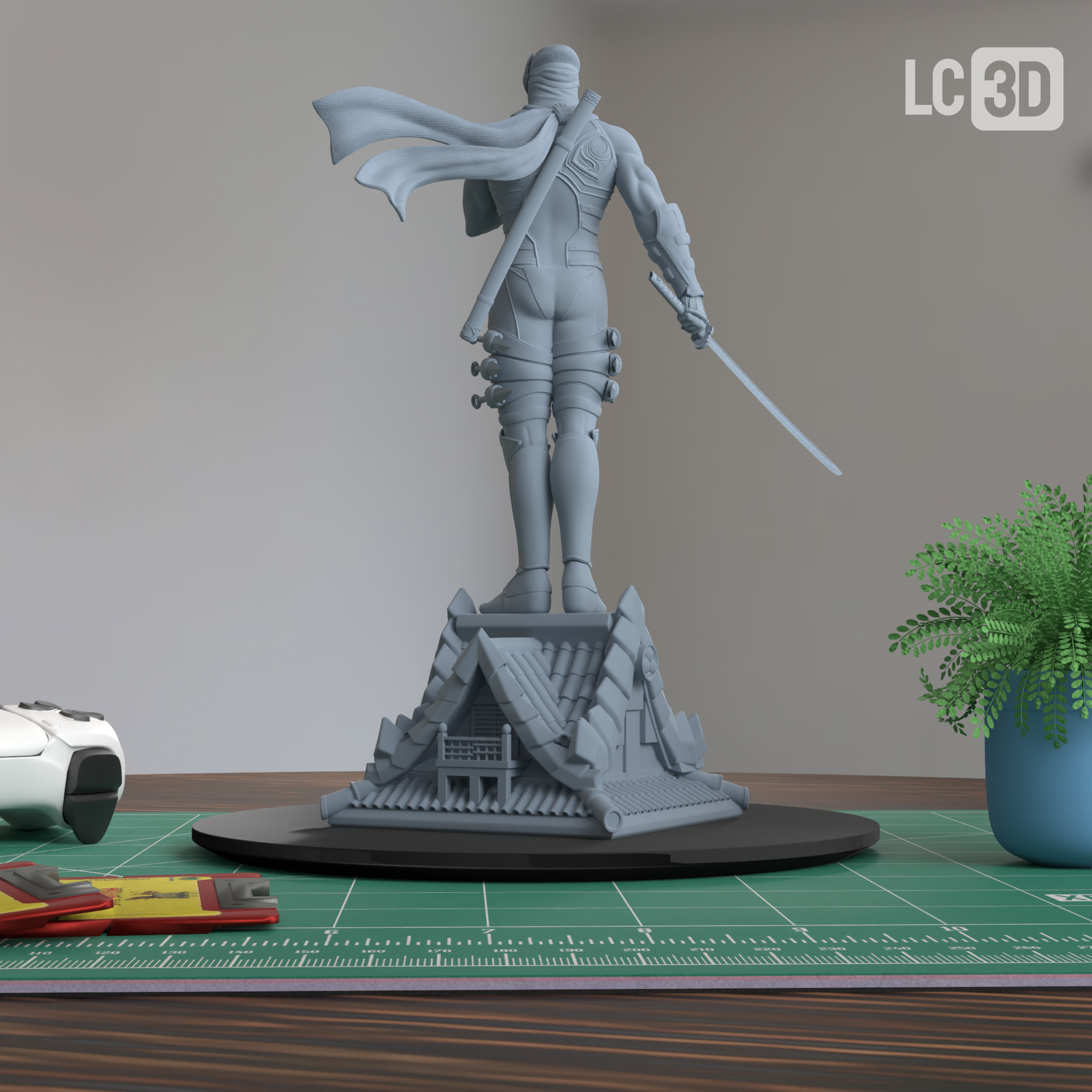Ryu Hayabusa Ninja Gaiden Figure 3D Printed Resin Model Kit