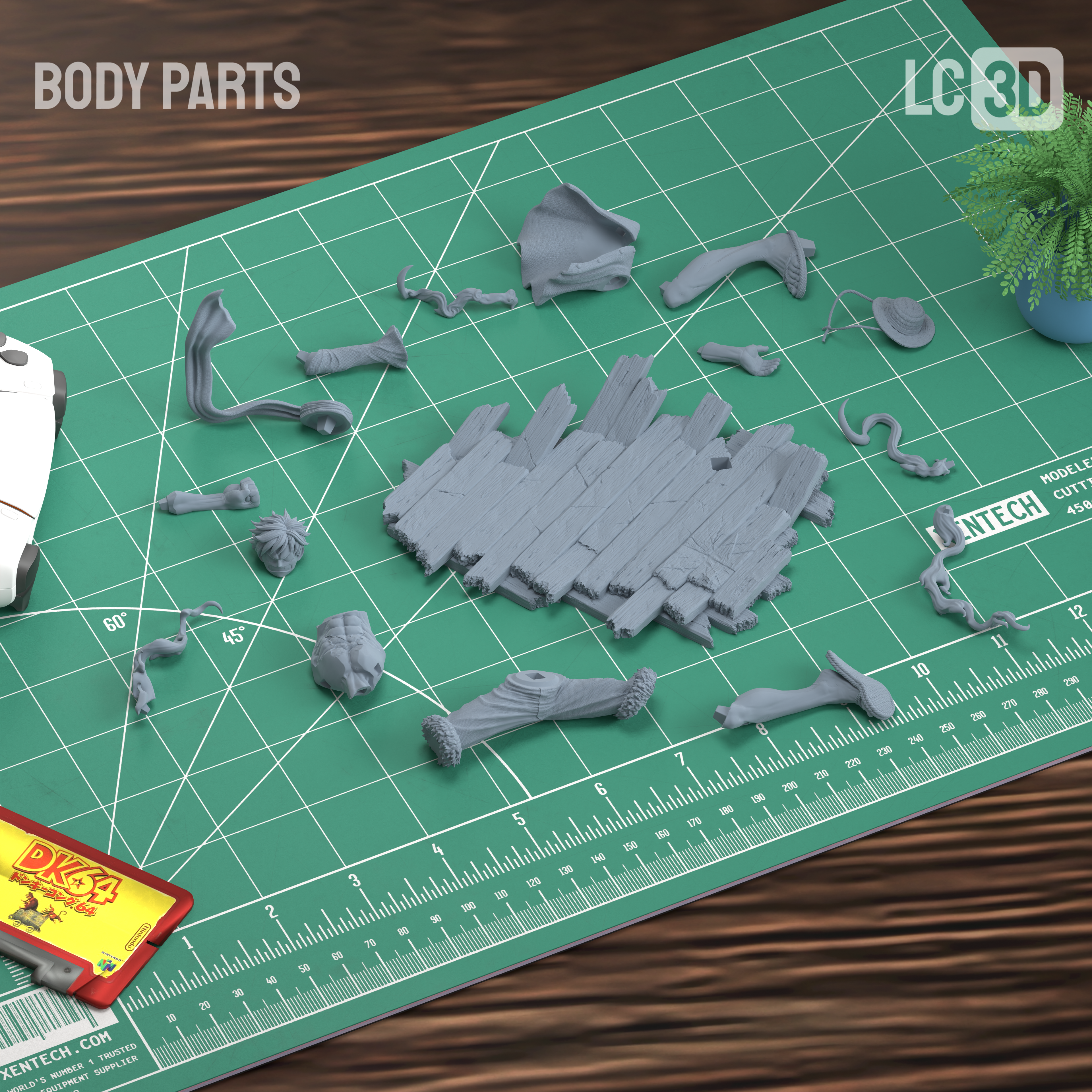 Luffy One Piece Figure 3D Printed Resin Model Kit