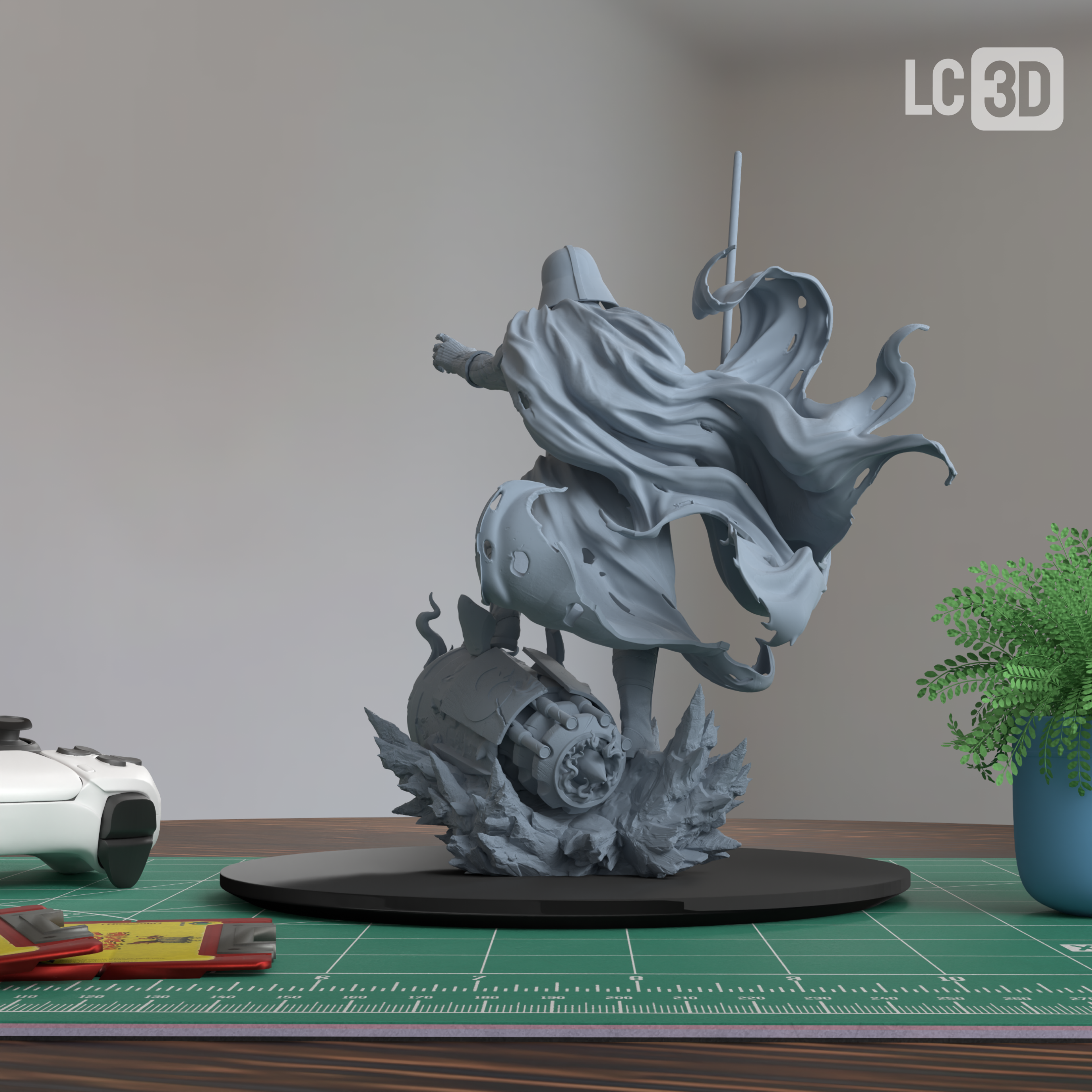 Darth Vader Star Wars Figure 3D Printed Resin Model Kit