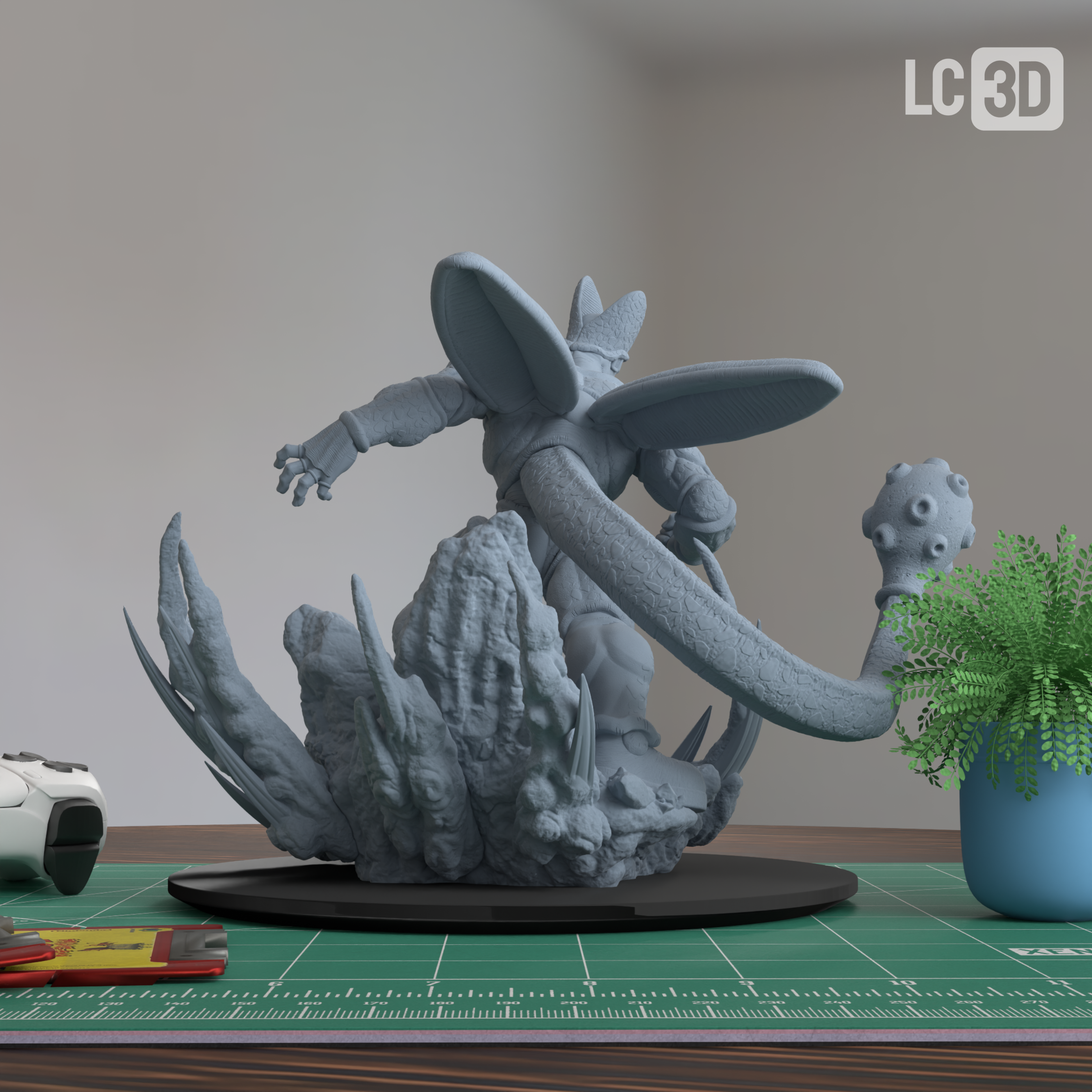 Cell Max Dragon Ball Super Super Hero Figure 3D Printed Resin Model Kit