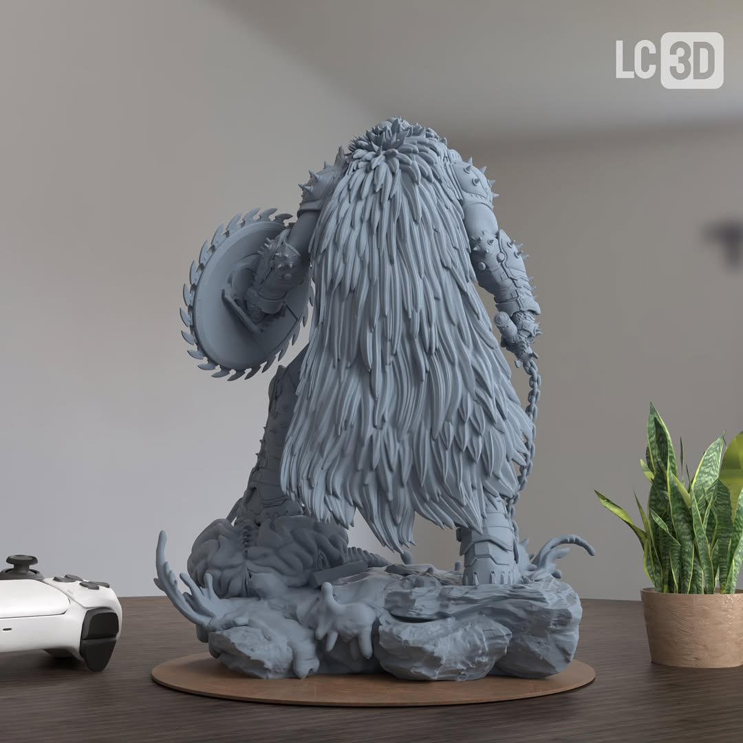 Doom Slayer The Doom Franchise Figure 3D Printed Resin Model Kit