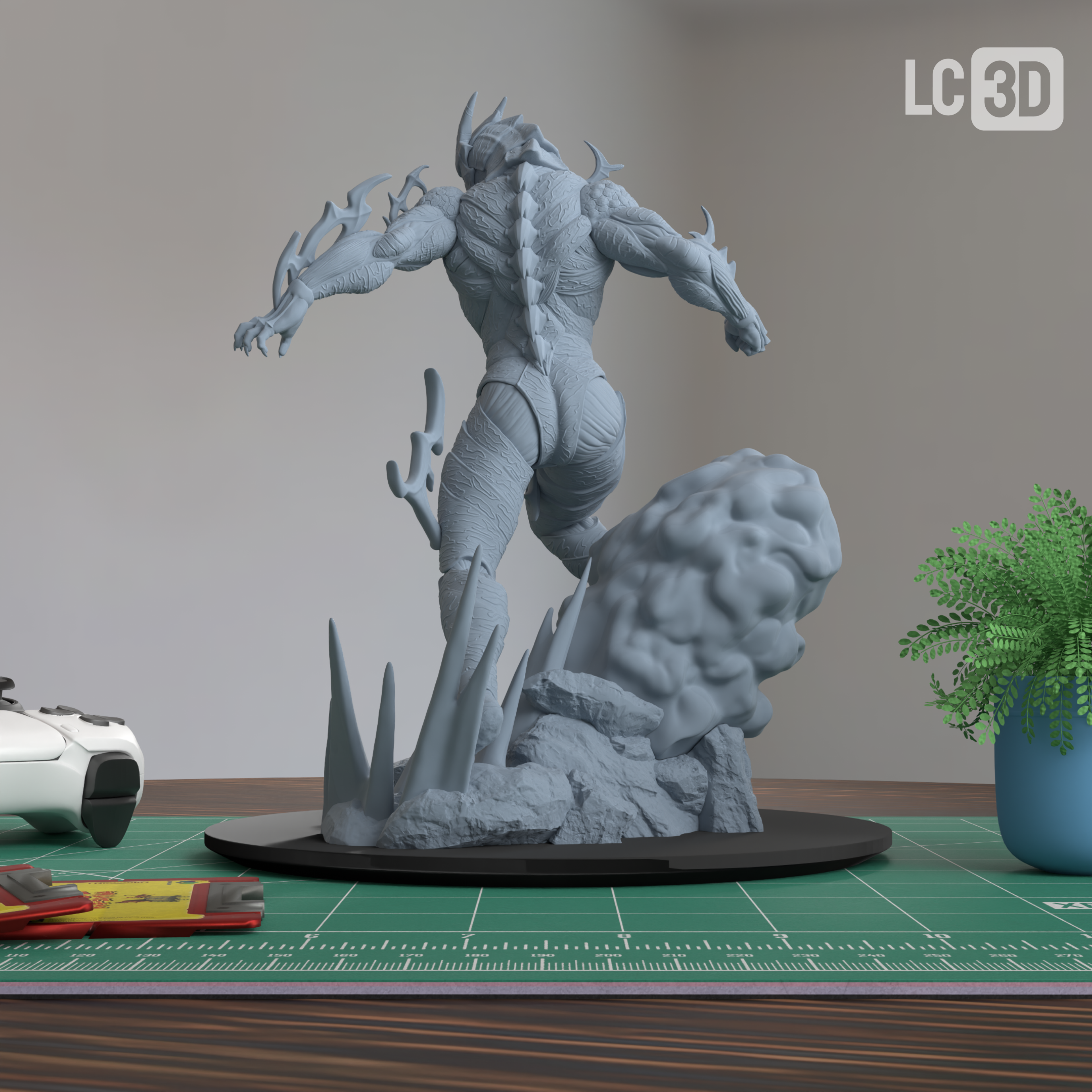 Kafka Hibino Kaiju No. 8 Figure 3D Printed Resin Model Kit