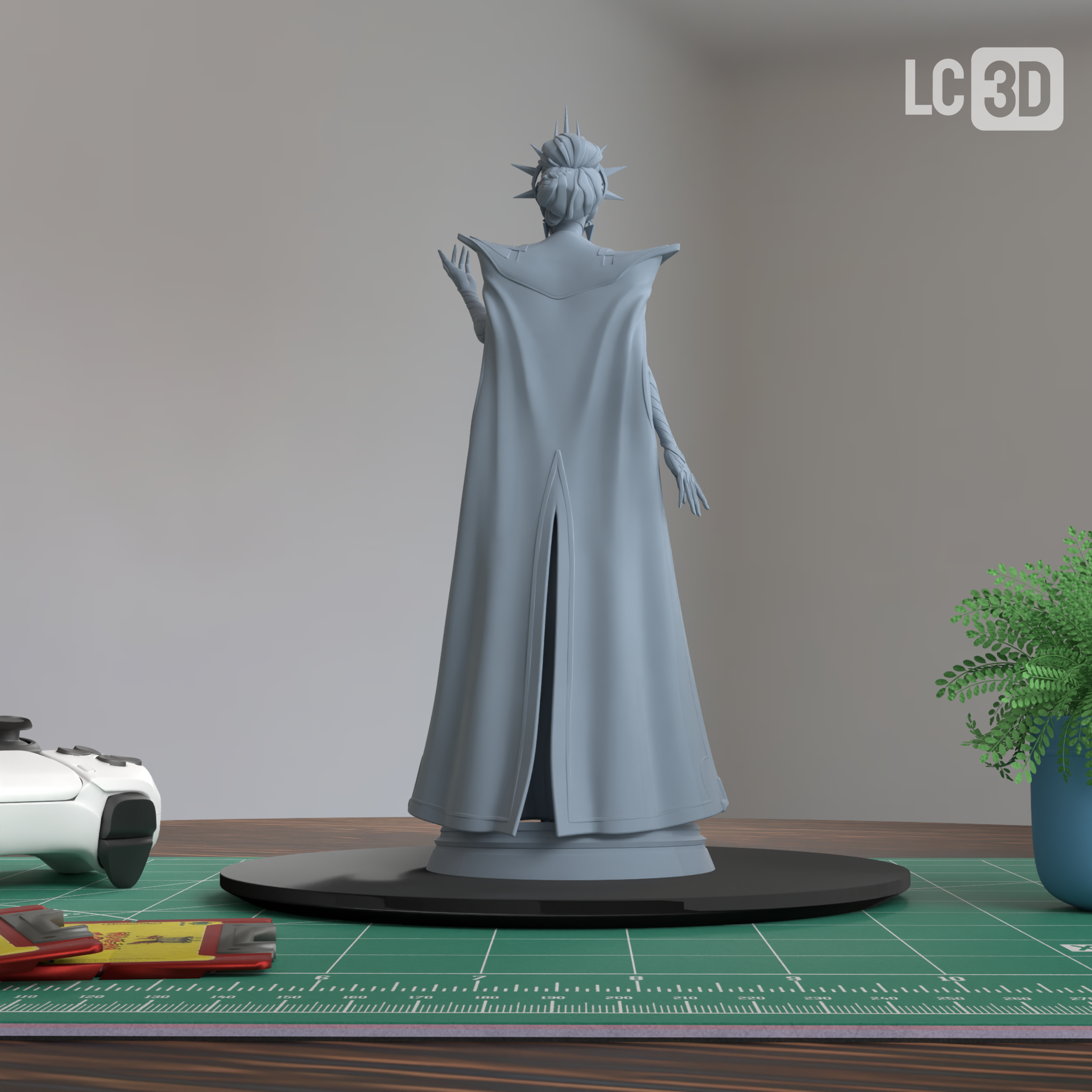 Mel Medarda Arcane Figure 3D Printed Resin Model Kit