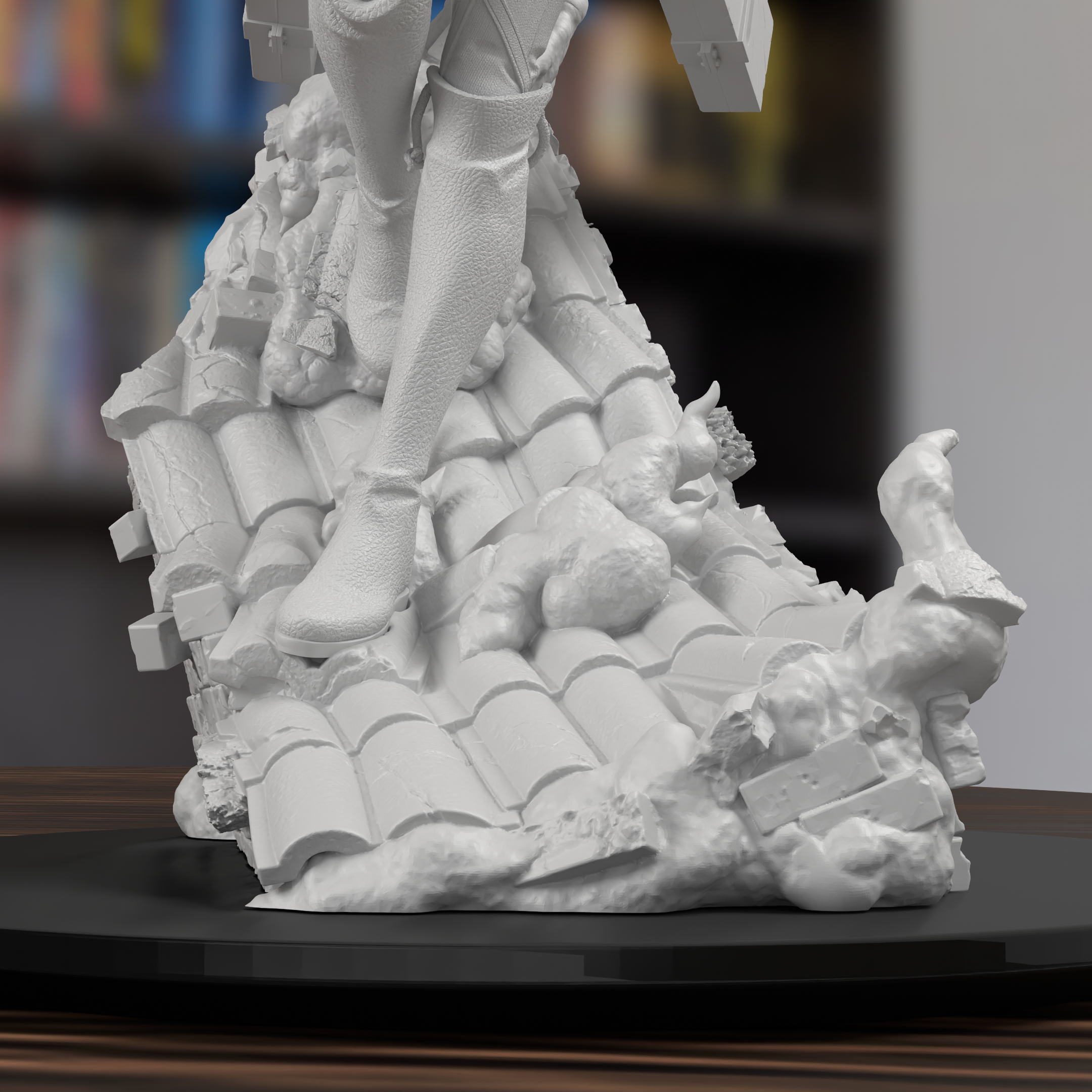 Mikasa Attack On Titan Figure 3D Printed Resin Model Kit