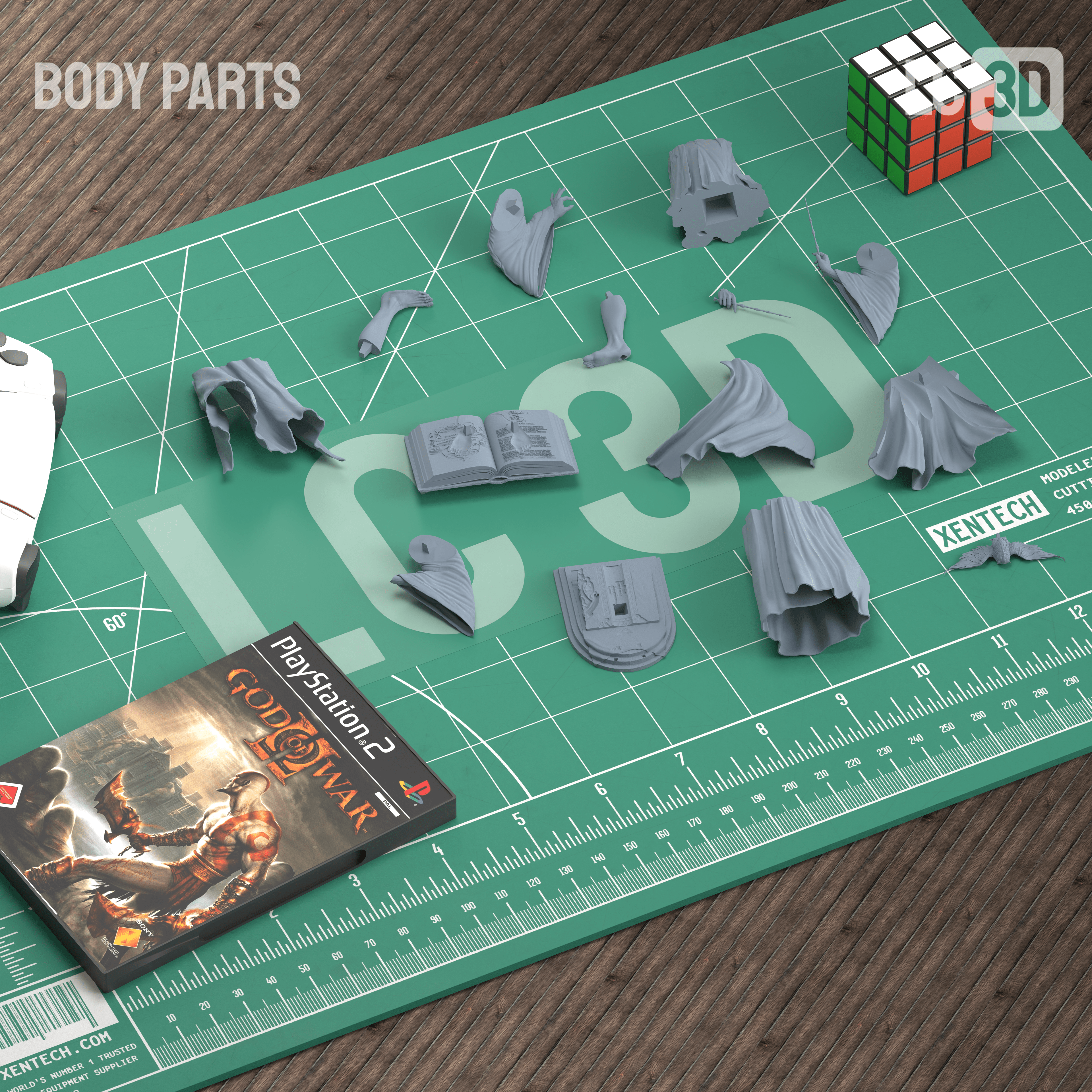 Lord Voldemort Harry Potter Figure 3D Printed Resin Model Kit