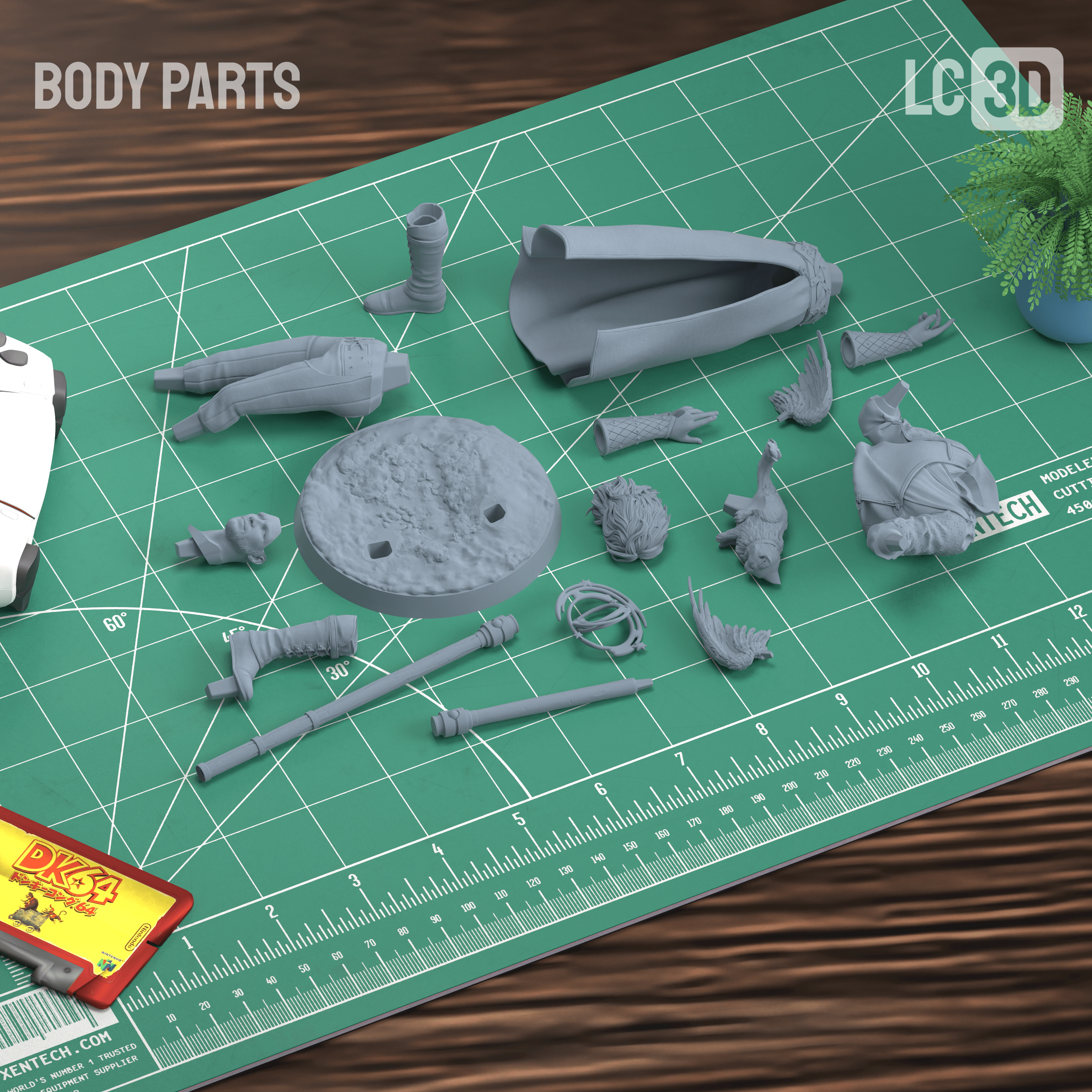 Gale Baldur's Gate 3 Figure 3D Printed Resin Model Kit