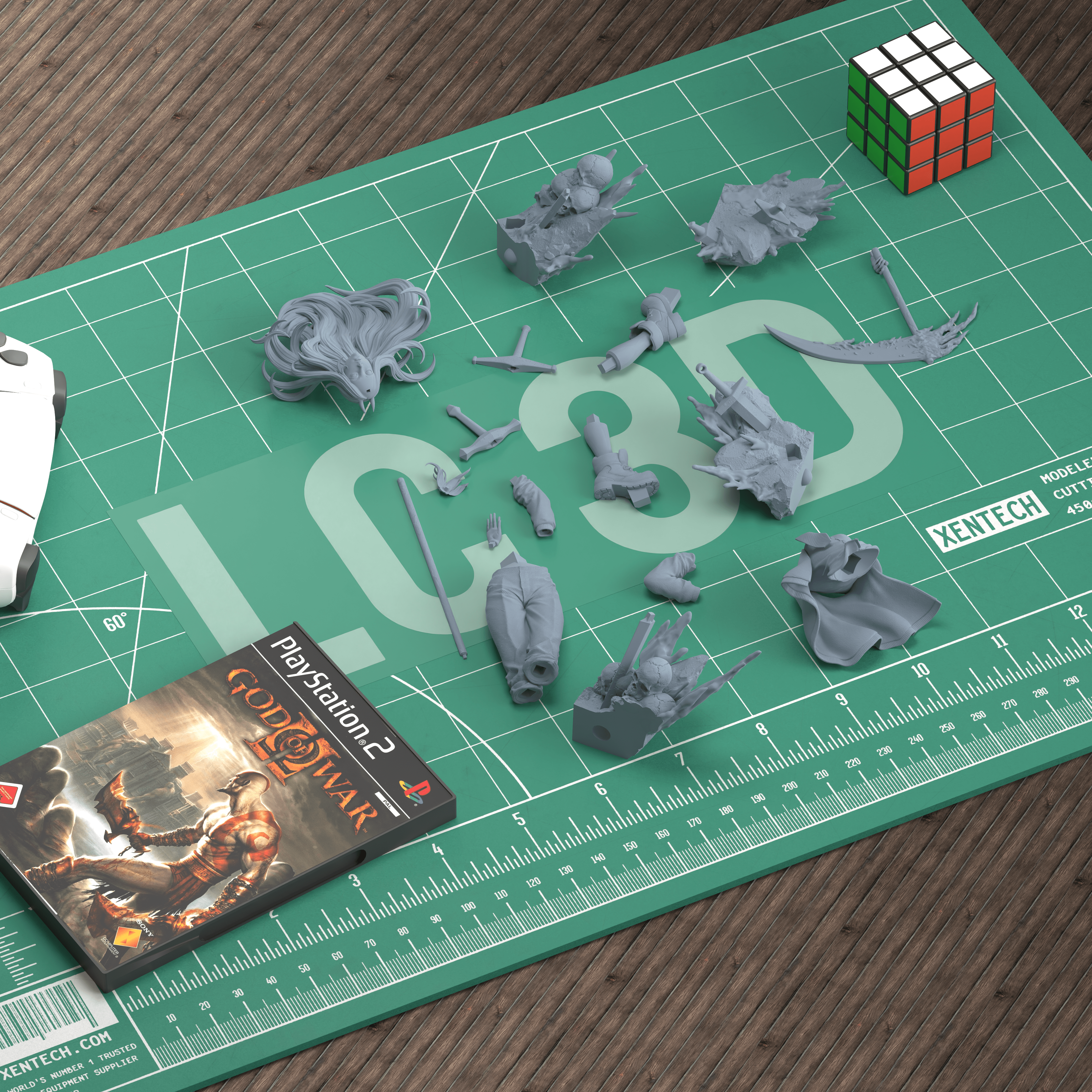 Power Chainsaw Man Figure 3D Printed Resin Model Kit