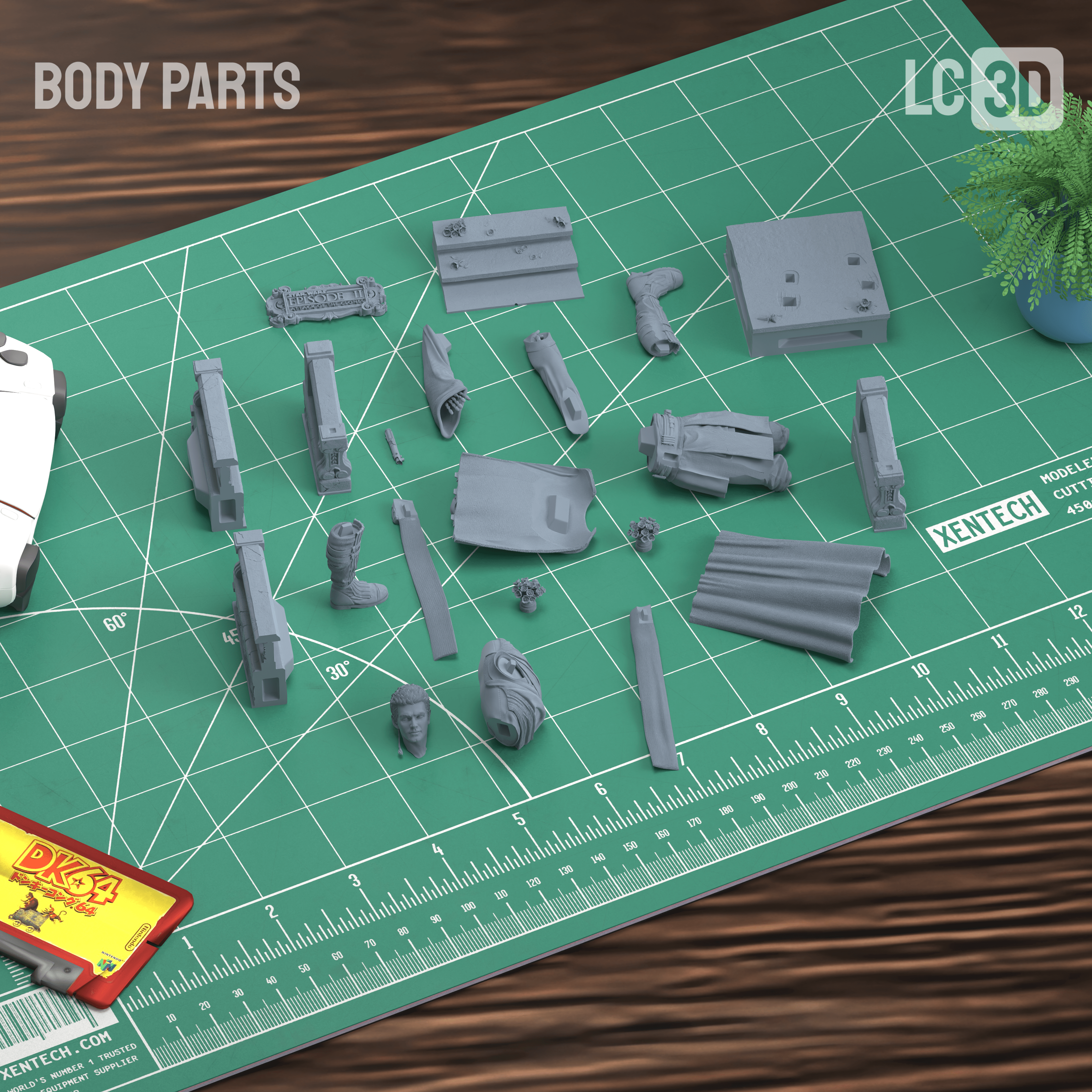 Anakin Skywalker Star Wars Figure 3D Printed Resin Model Kit