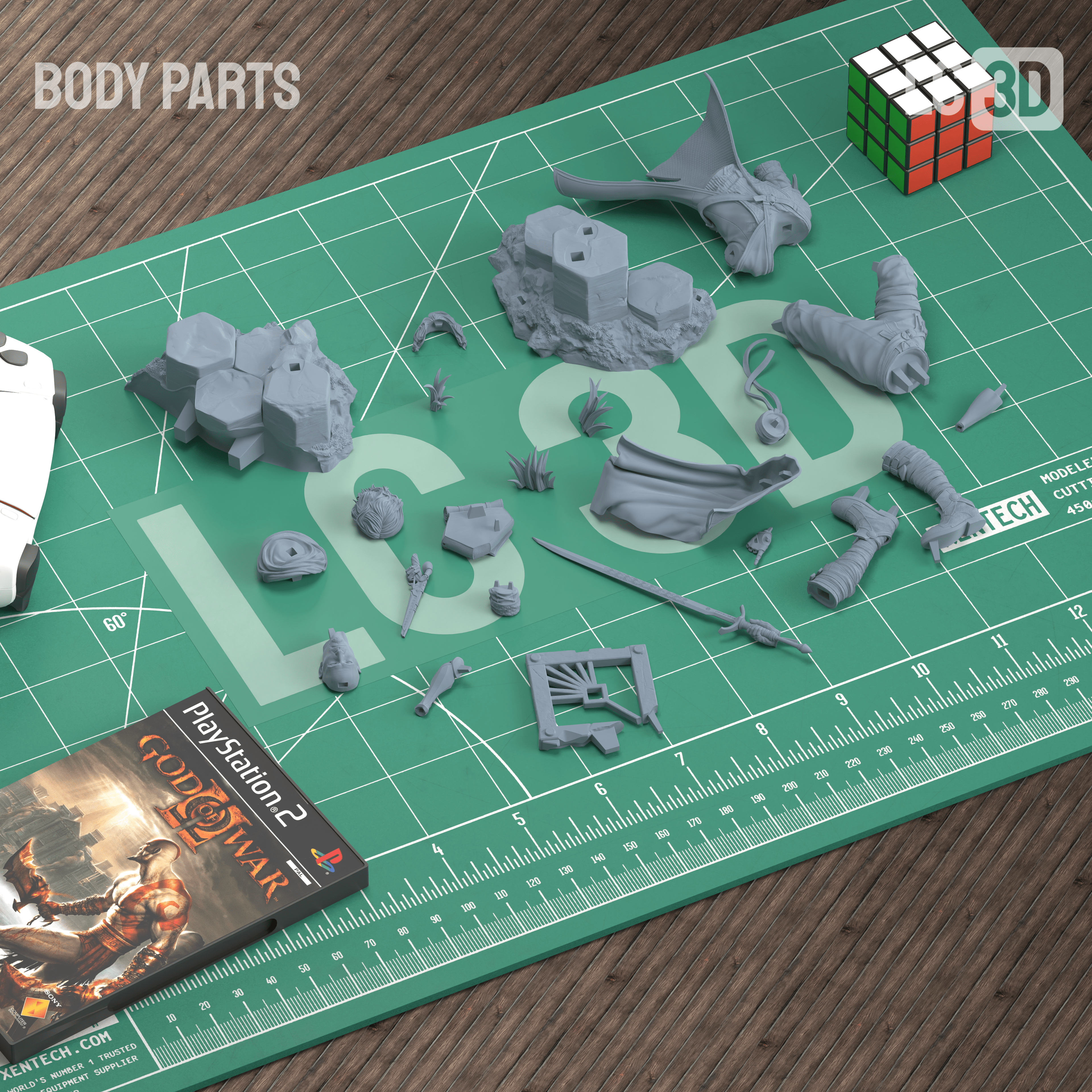 Gustave Expedition 33 Figure 3D Printed Resin Model Kit