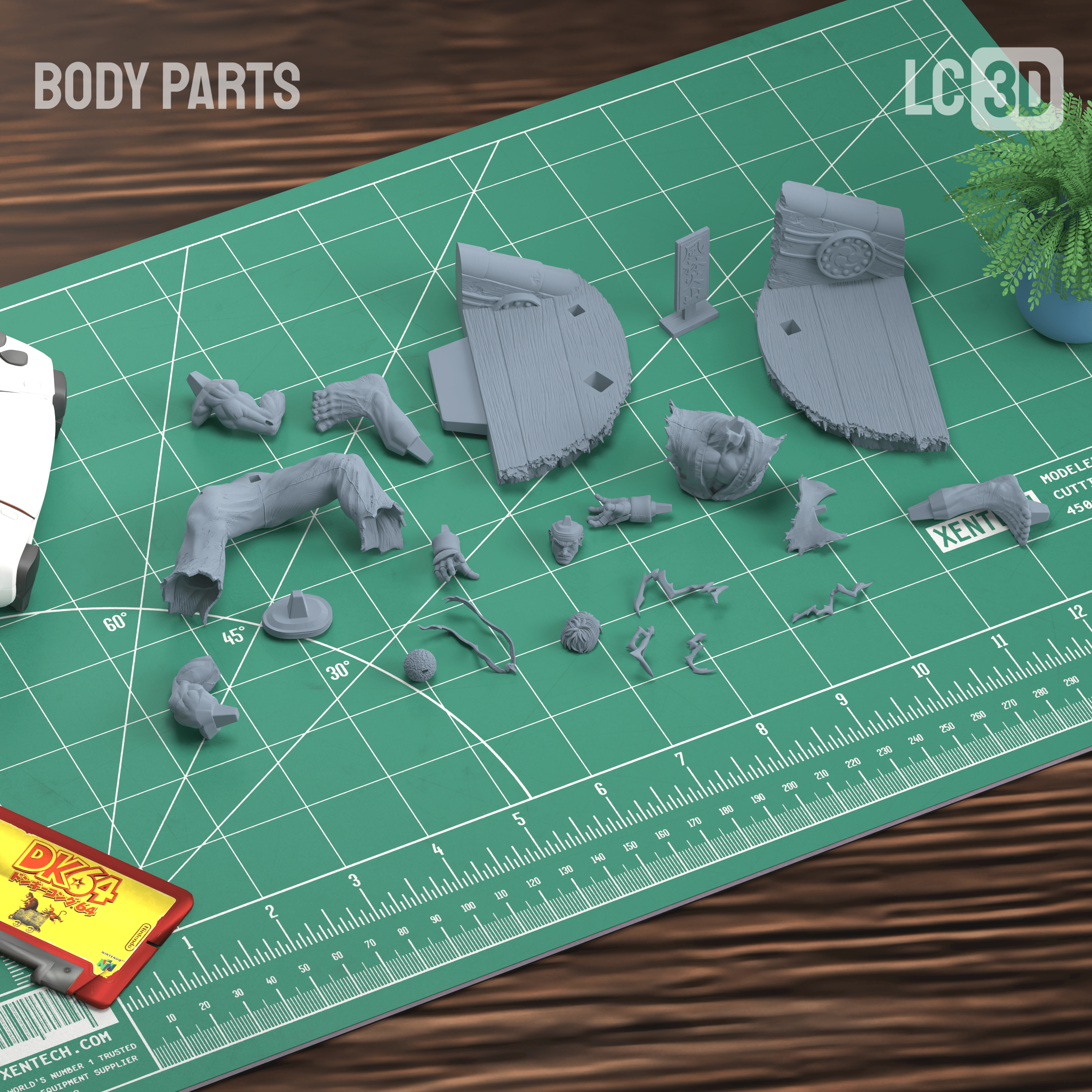 Ryu Street Fighter Figure 3D Printed Resin Model Kit