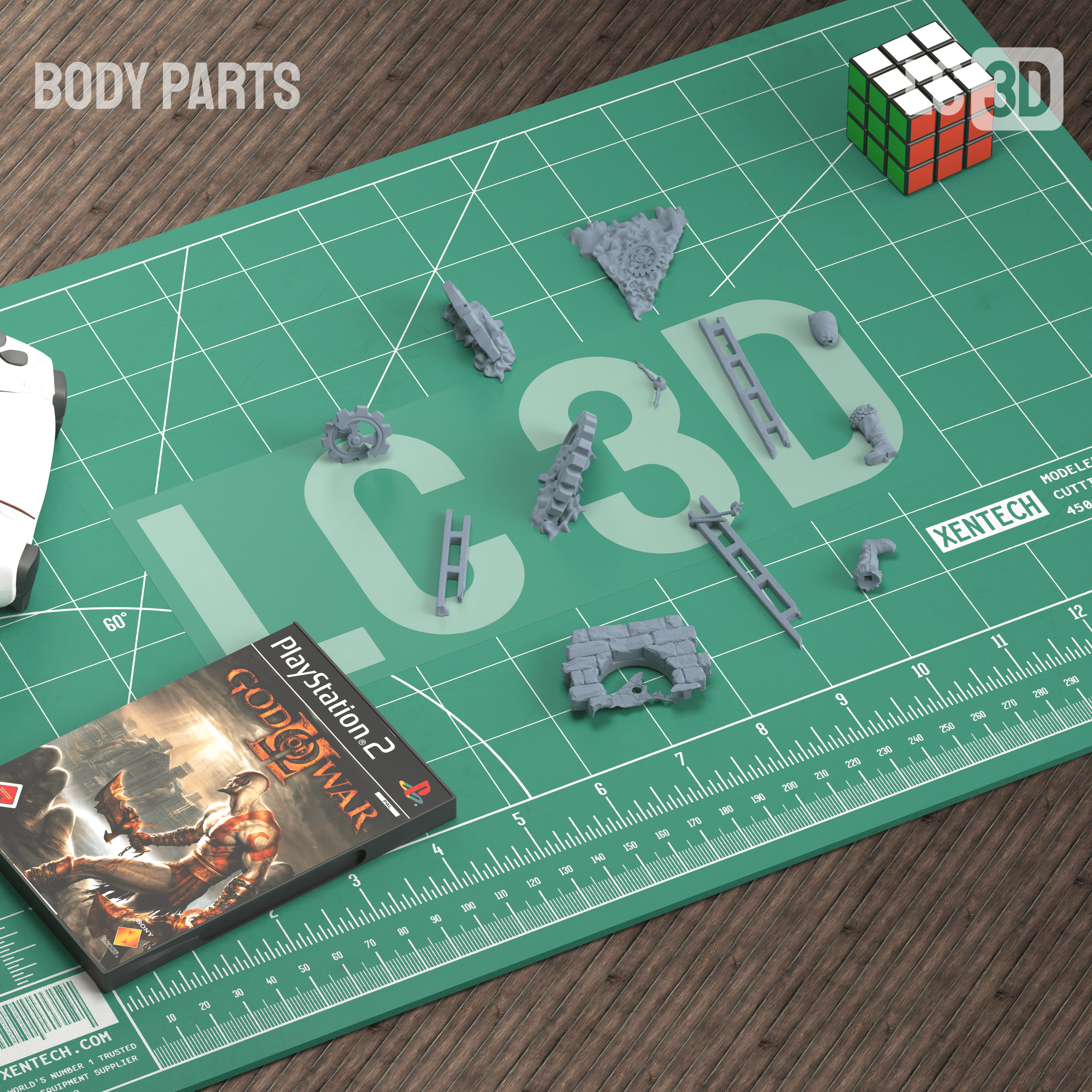 Trevor Belmont Castlevania Figure 3D Printed Resin Model Kit