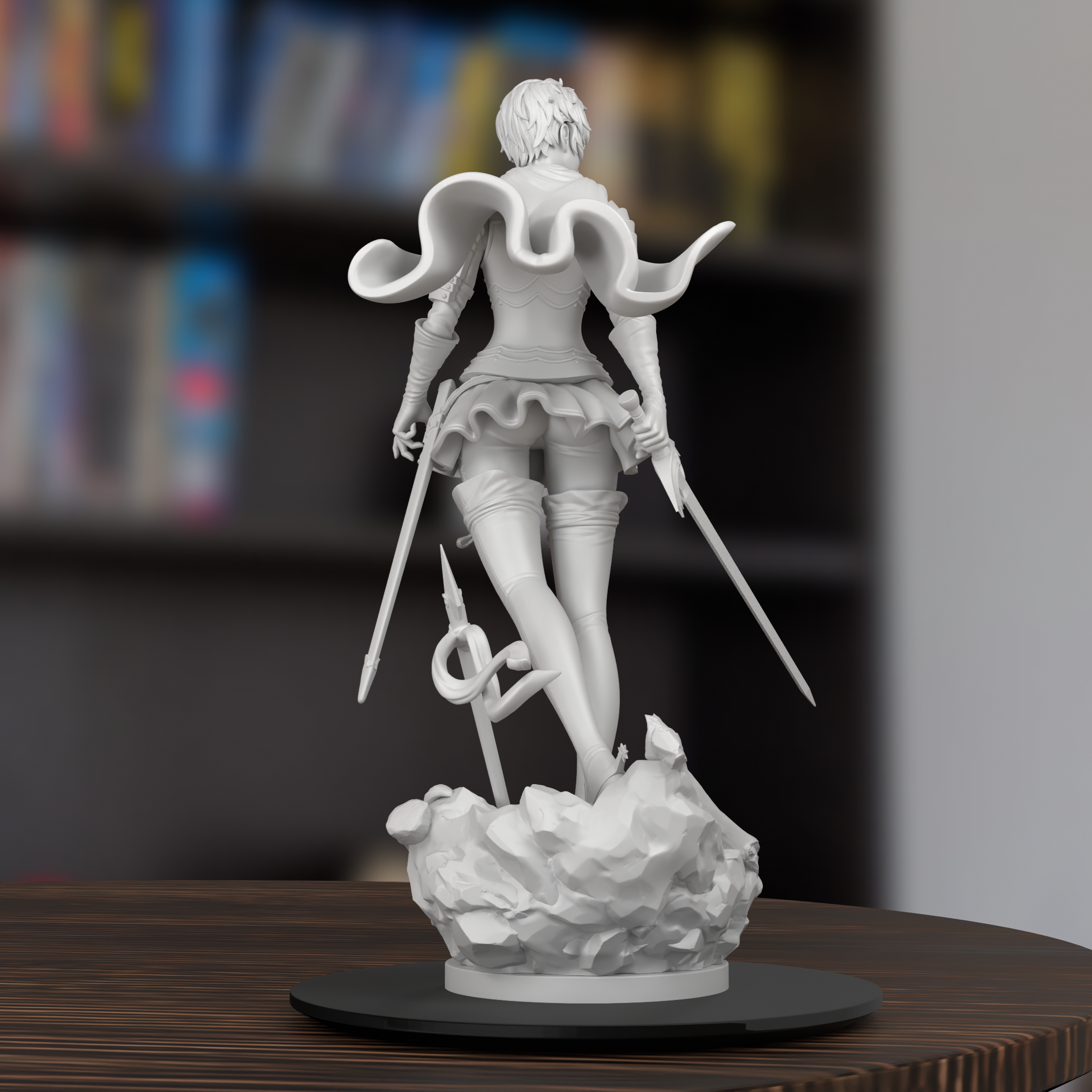 Casca Berserk Figure 3D Printed Resin Model Kit