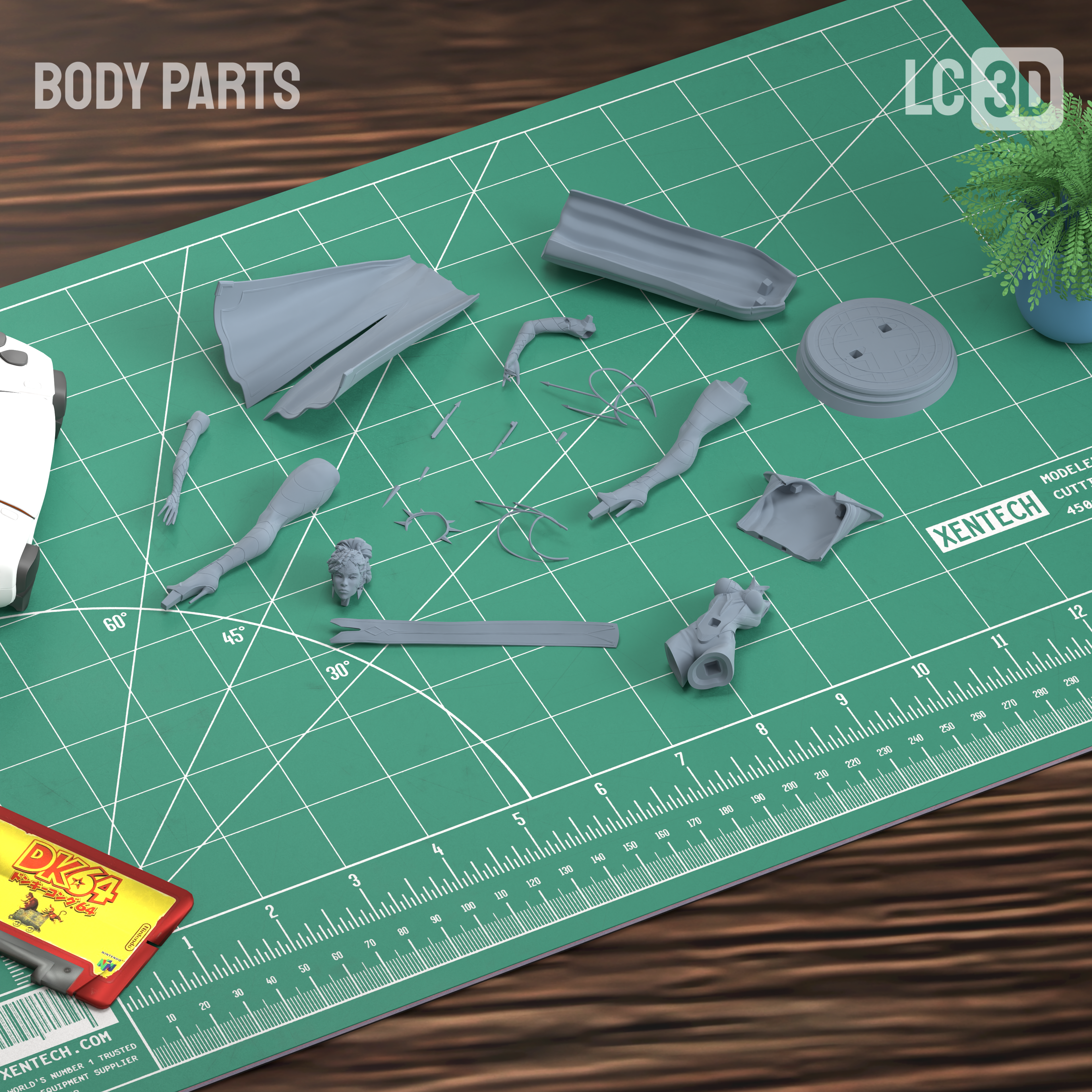 Mel Medarda Arcane Figure 3D Printed Resin Model Kit