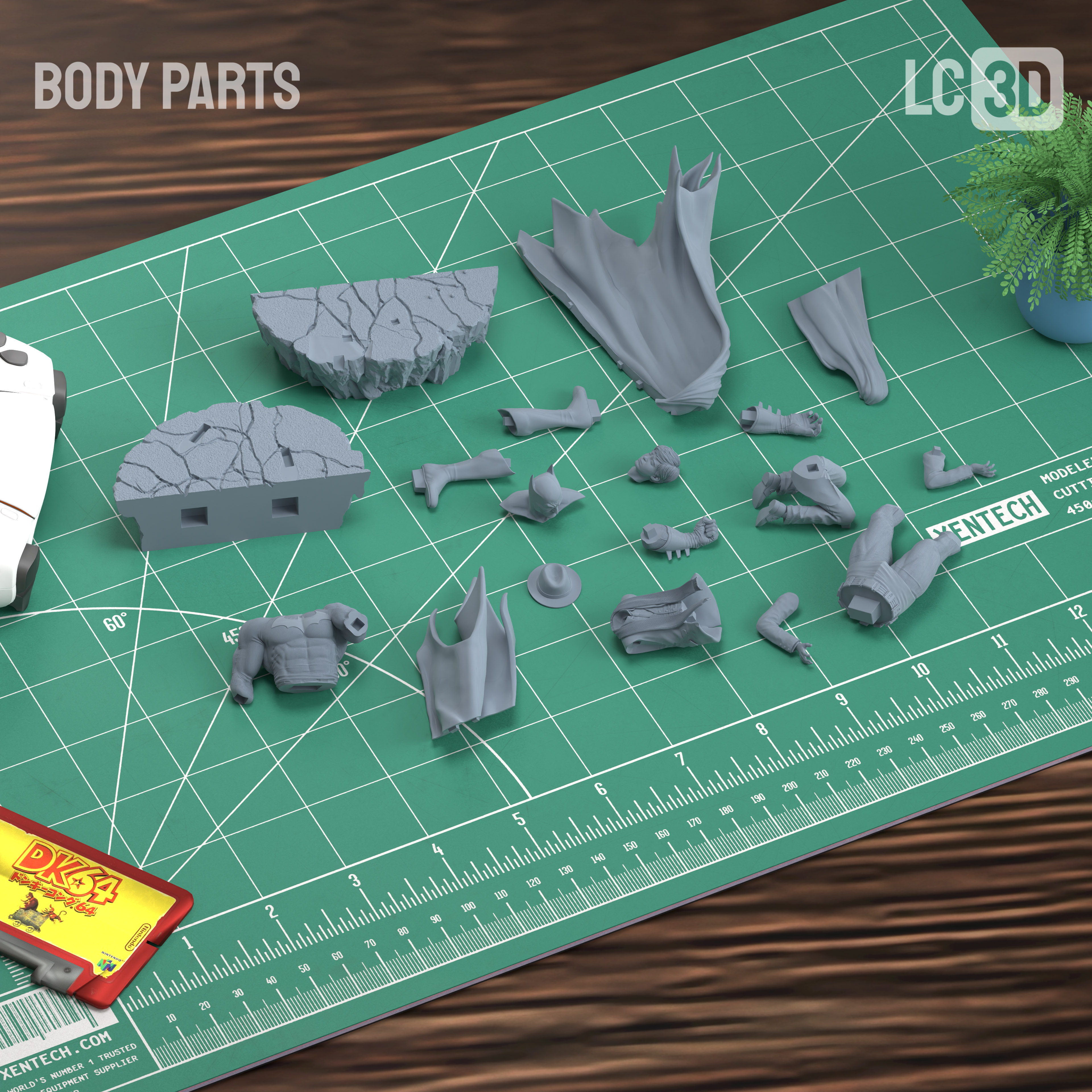 Batman The Dark Knight Figure 3D Printed Resin Model Kit