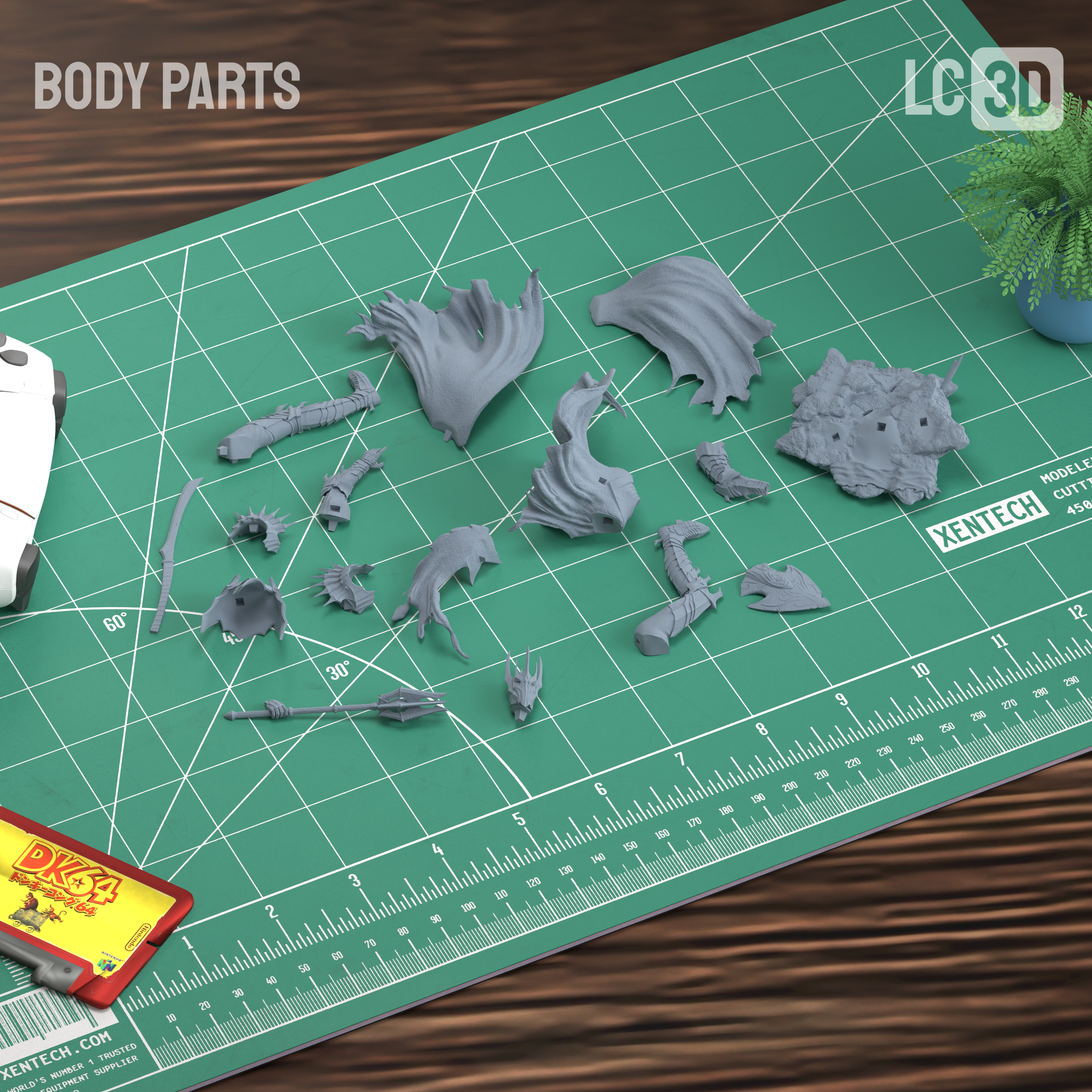 Sauron The Lord of the Rings Figure 3D Printed Resin Model Kit